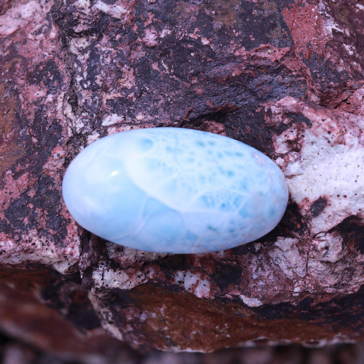 Larimar Shiva Stone Carving