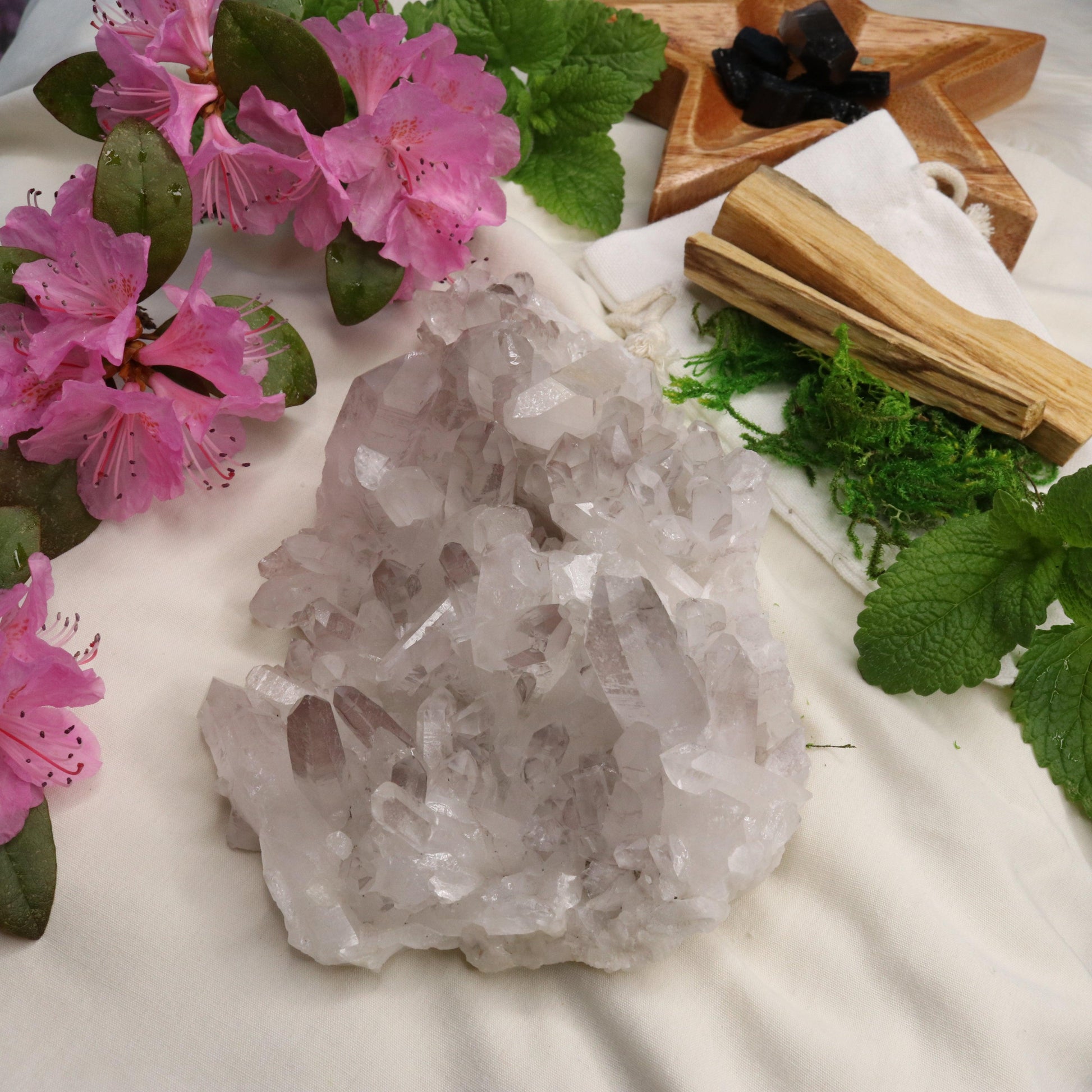 Large Lavender Lithium Quartz Cluster from Brazil ~ Beautiful Energy - Earth Family Crystals