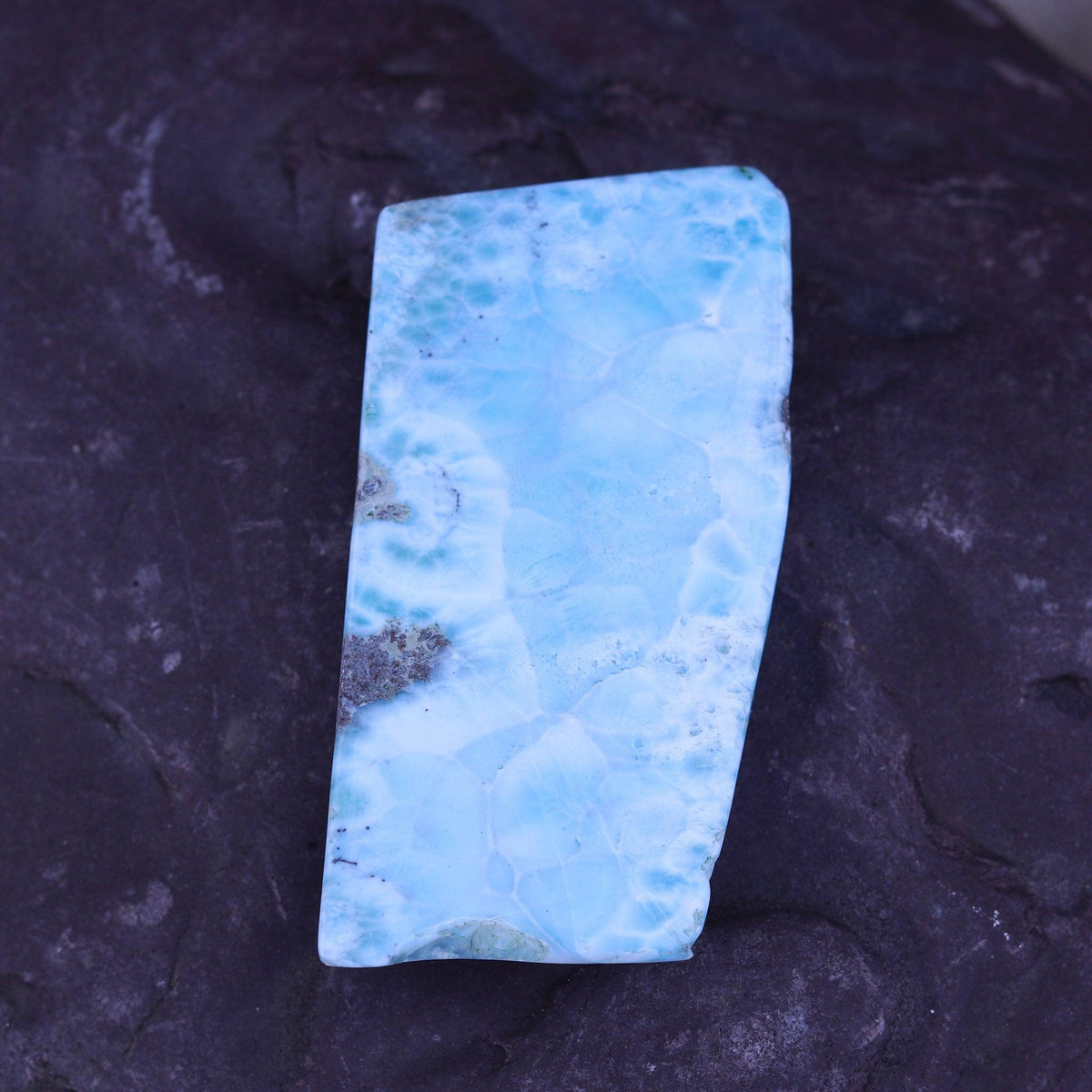 Grade A Gorgeous Display Larimar Polished Stone
