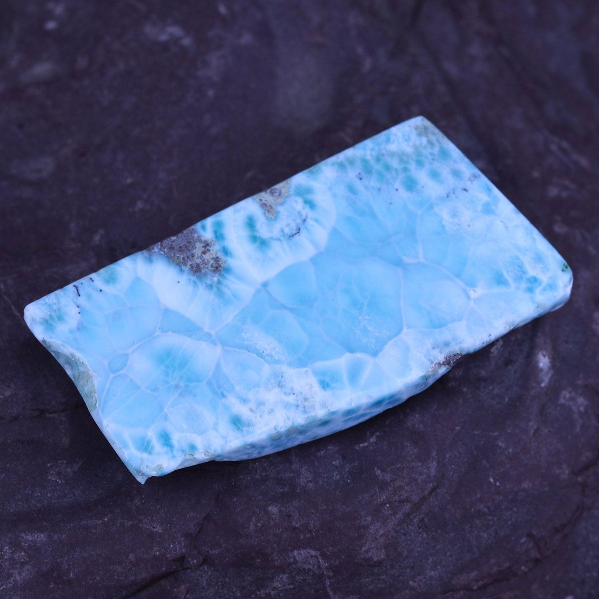 Grade A Gorgeous Display Larimar Polished Stone