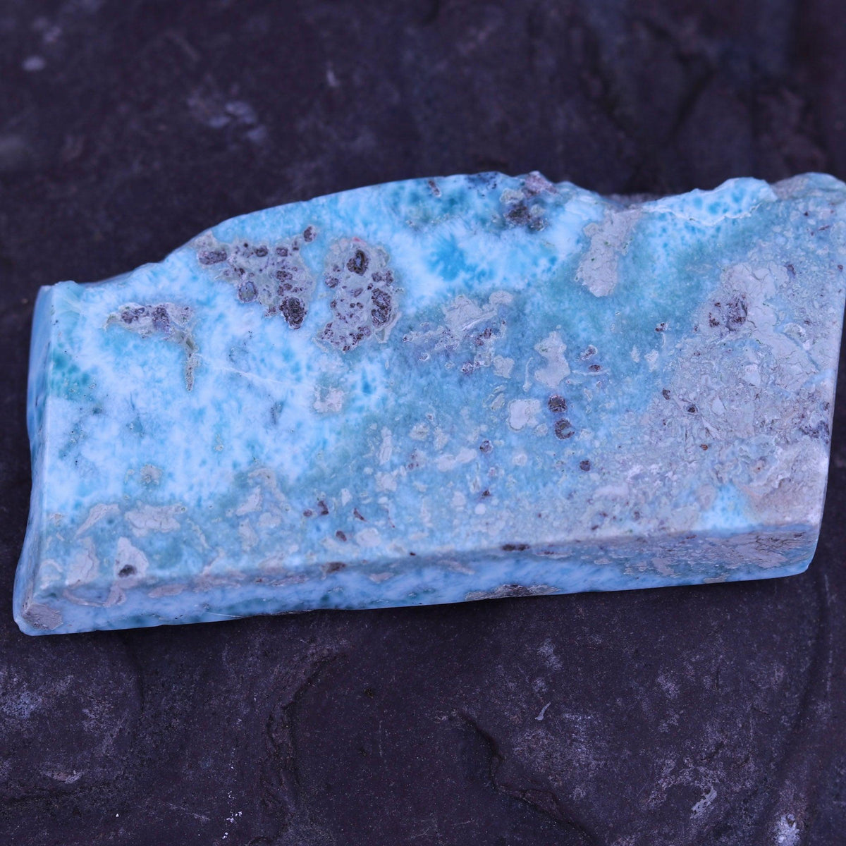 Grade A Gorgeous Display Larimar Polished Stone