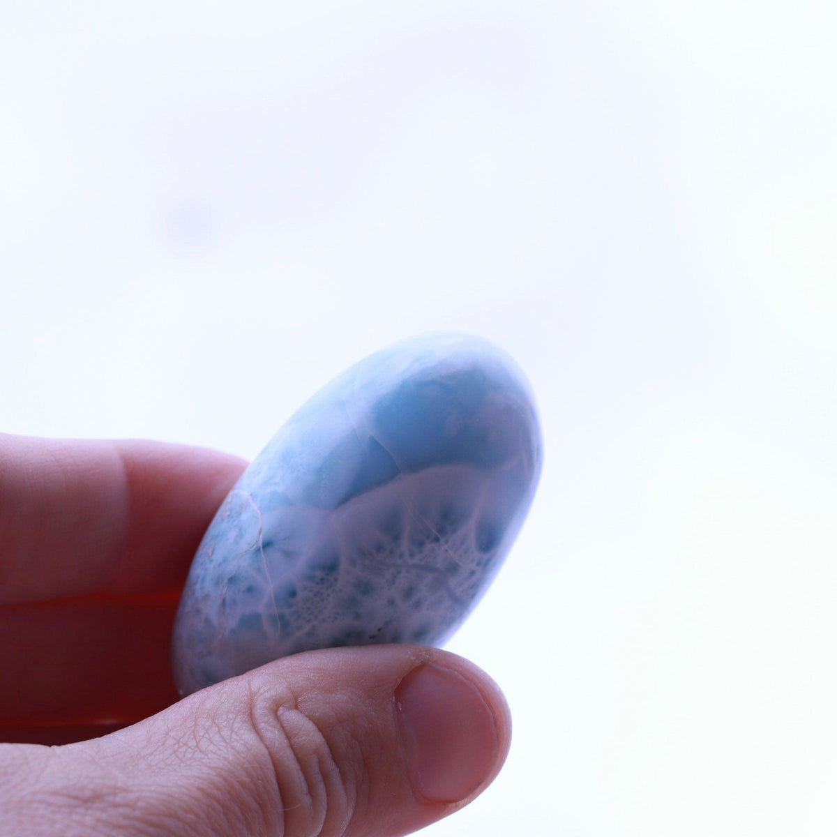 Larimar Shiva Stone Carving