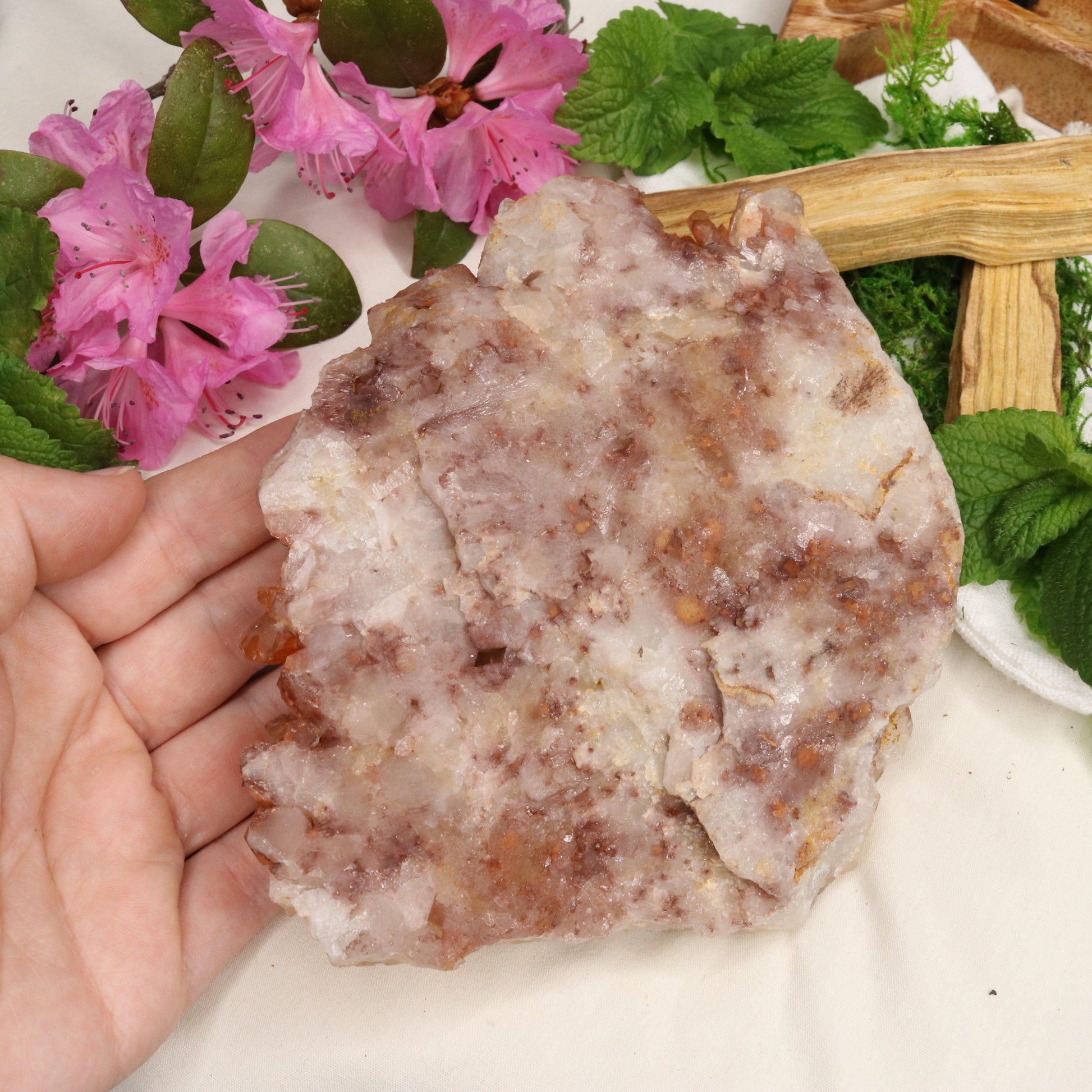 XL Tangerine Quartz Display Cluster ~ Sacral Chakra - Earth Family Crystals