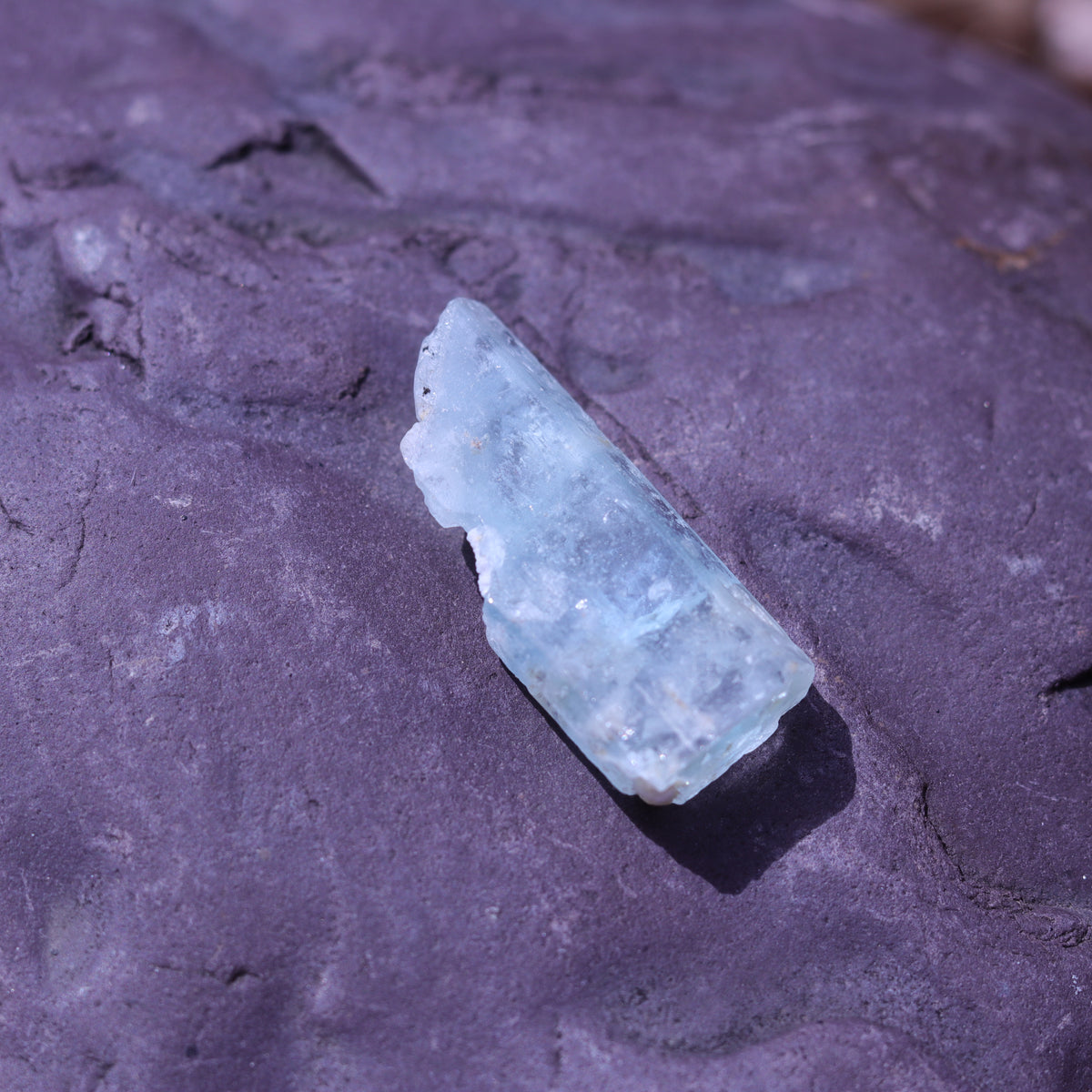 Aquamarine Crystal Natural Key Formation