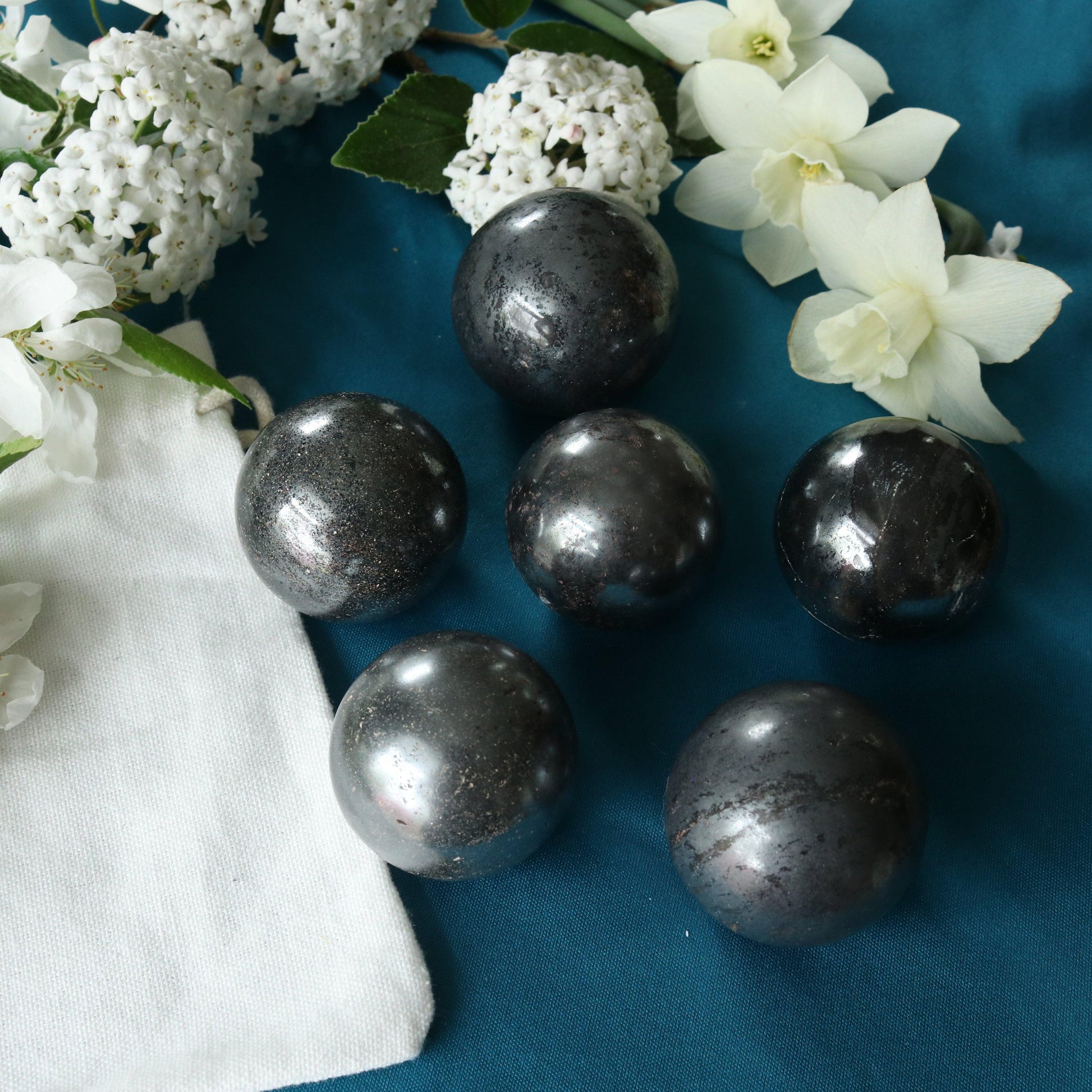 Incredibly Grounding Hematite Sphere - Earth Family Crystals