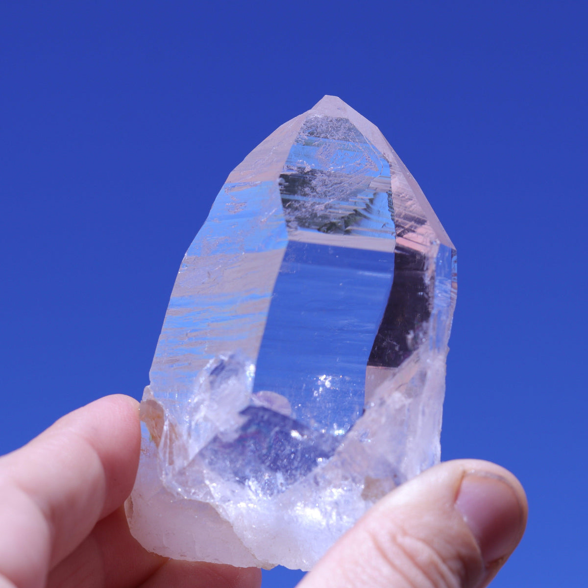 Large Lemurian Seed Clear Quartz Crystal Point