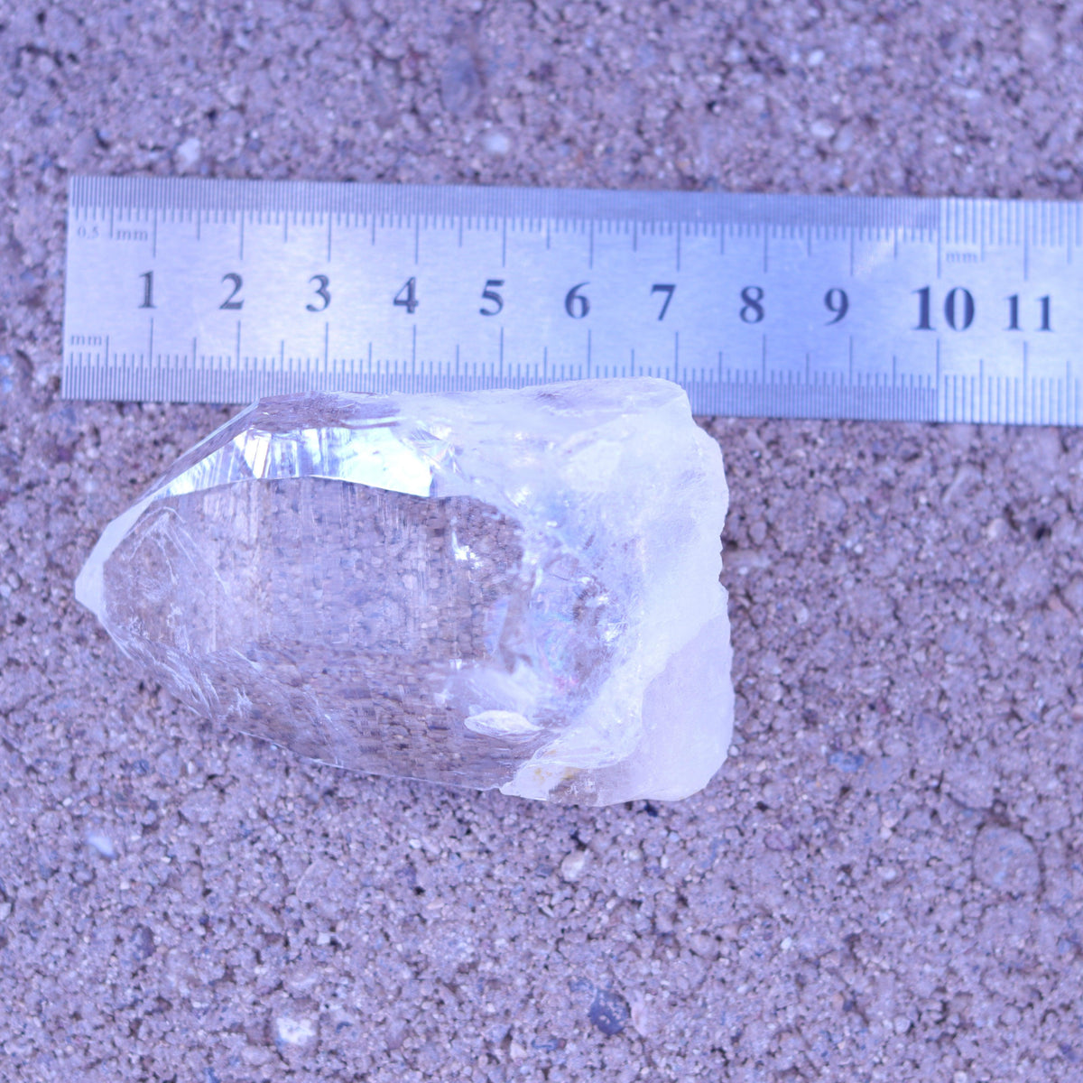 Large Lemurian Seed Clear Quartz Crystal Point
