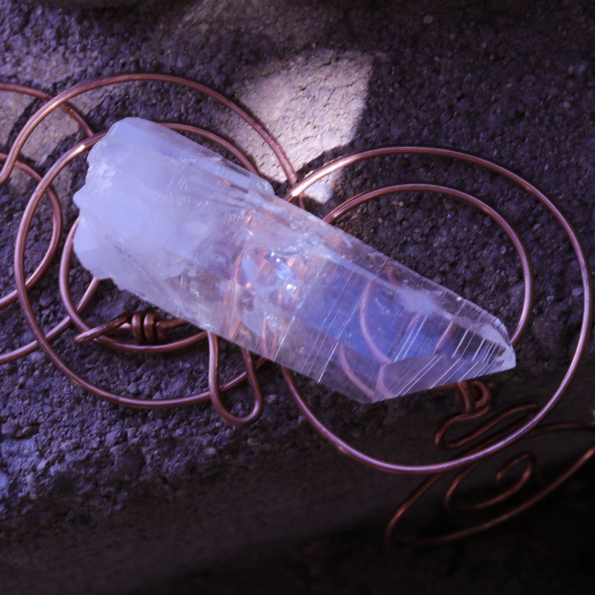 Colombian Lemurian Seed Crystal Point
