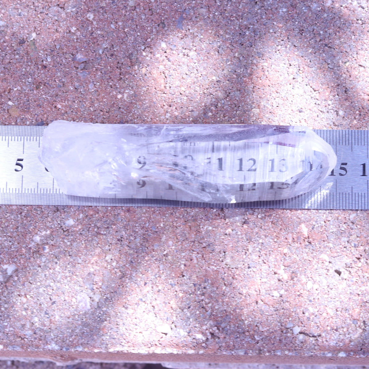 Large Lemurian Seed Clear Quartz Crystal Point
