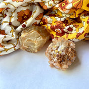 Crystal Set of Two ~ Raw Red Carnelian Hand Collected in Washington, USA & Orange Star Aragonite