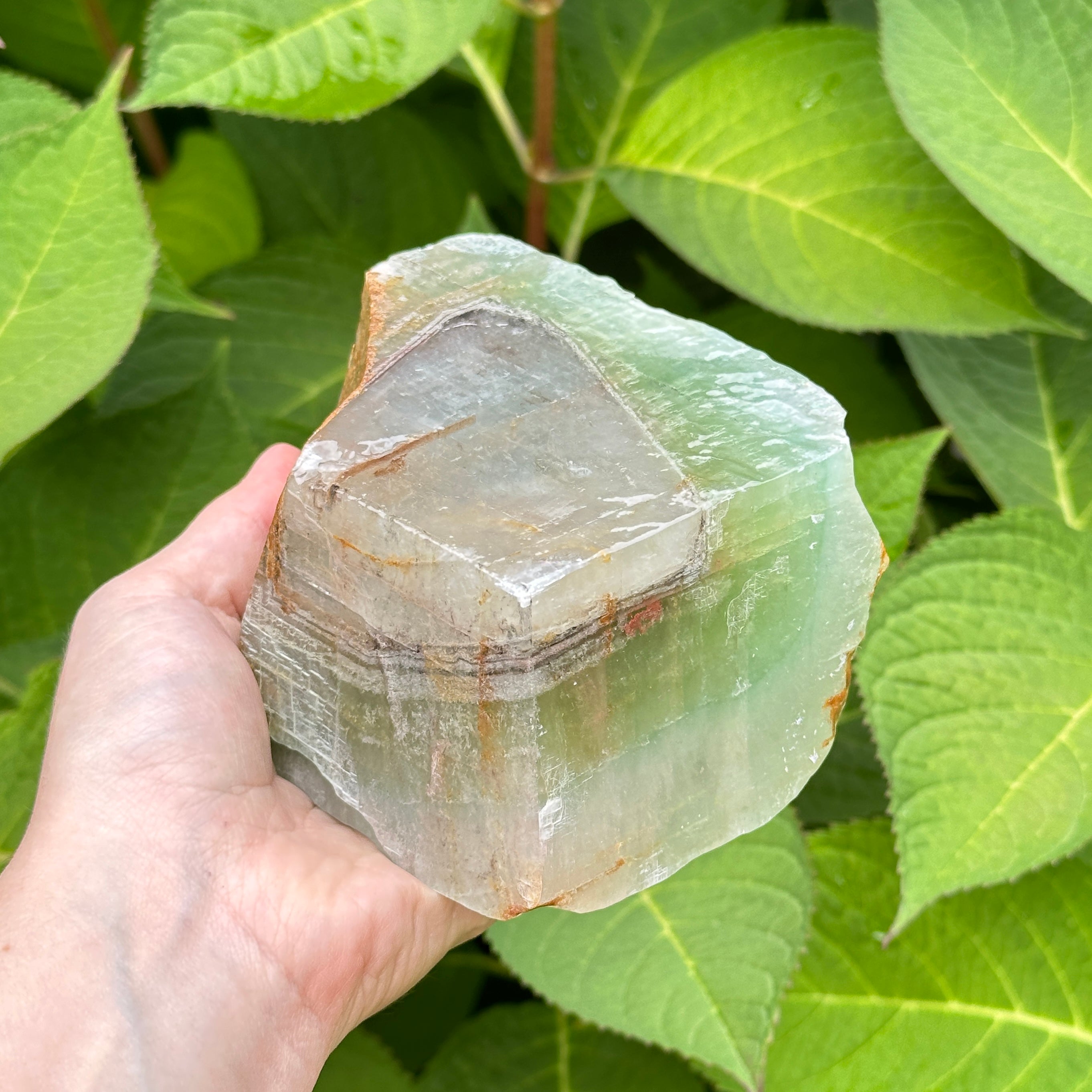 Acid Washed Bright Green Calcite Specimen from Mexico