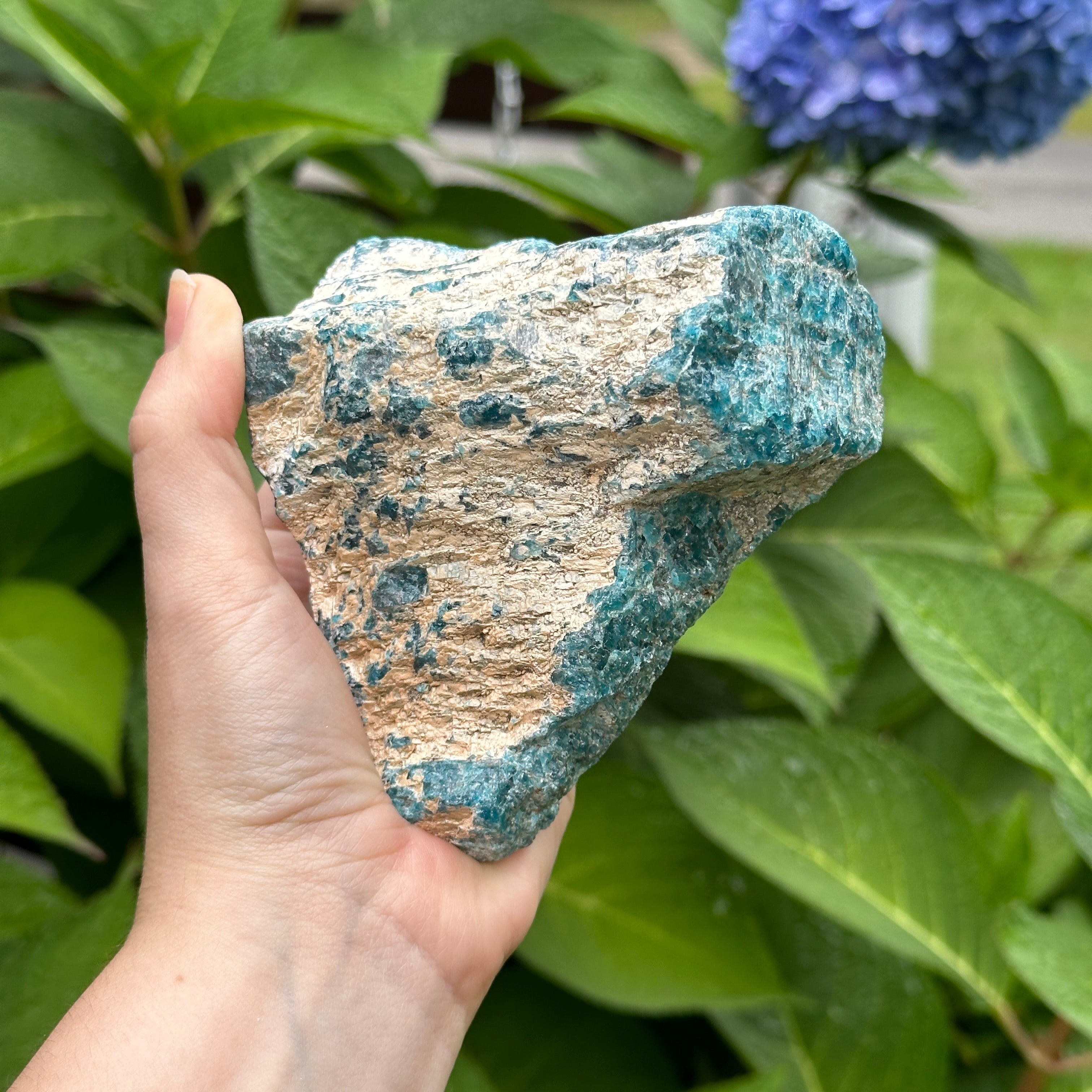 Genuine Blue Apatite Specimen from Madagascar