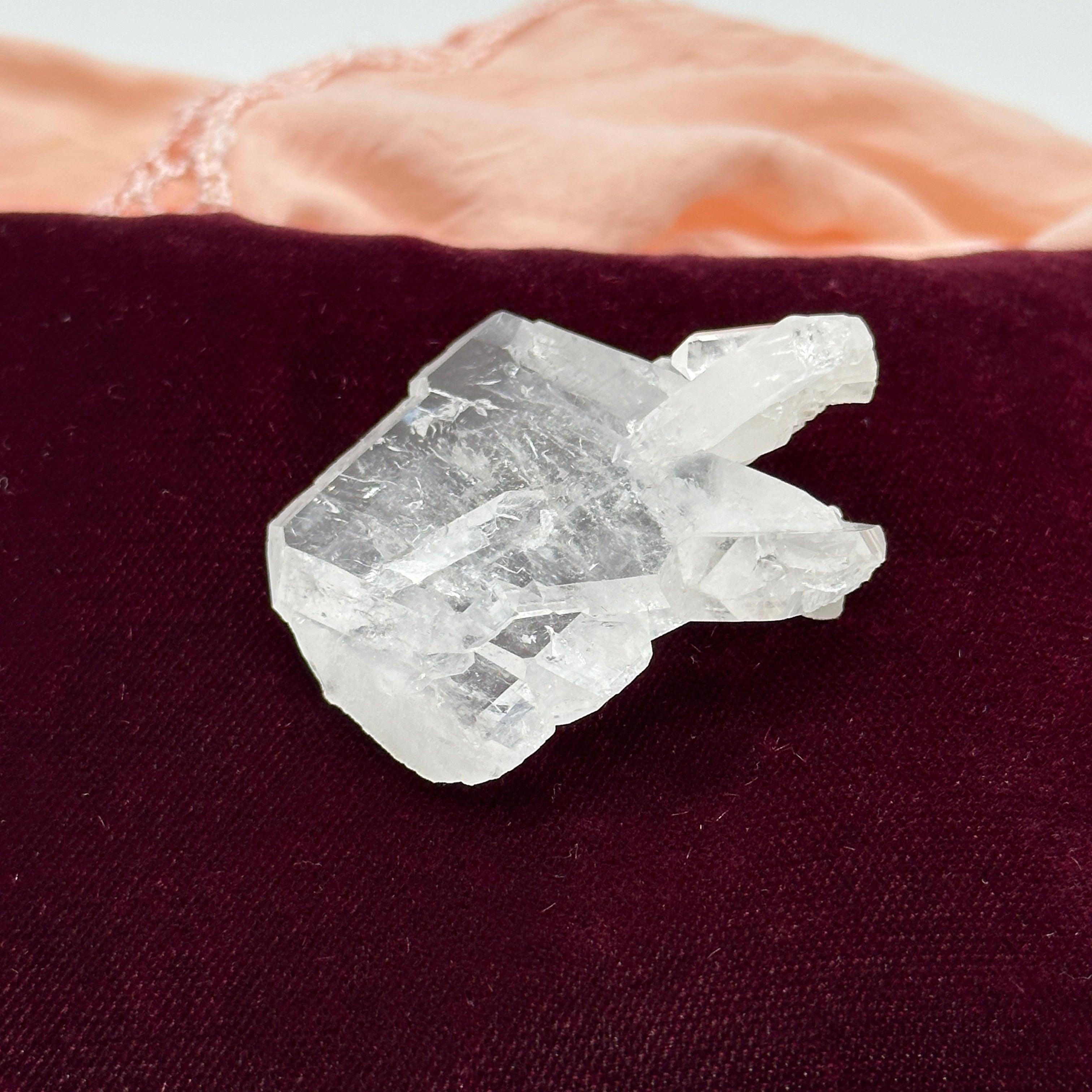 Clear Faden Quartz Specimen with Multiple Terminations ~ Special Formations