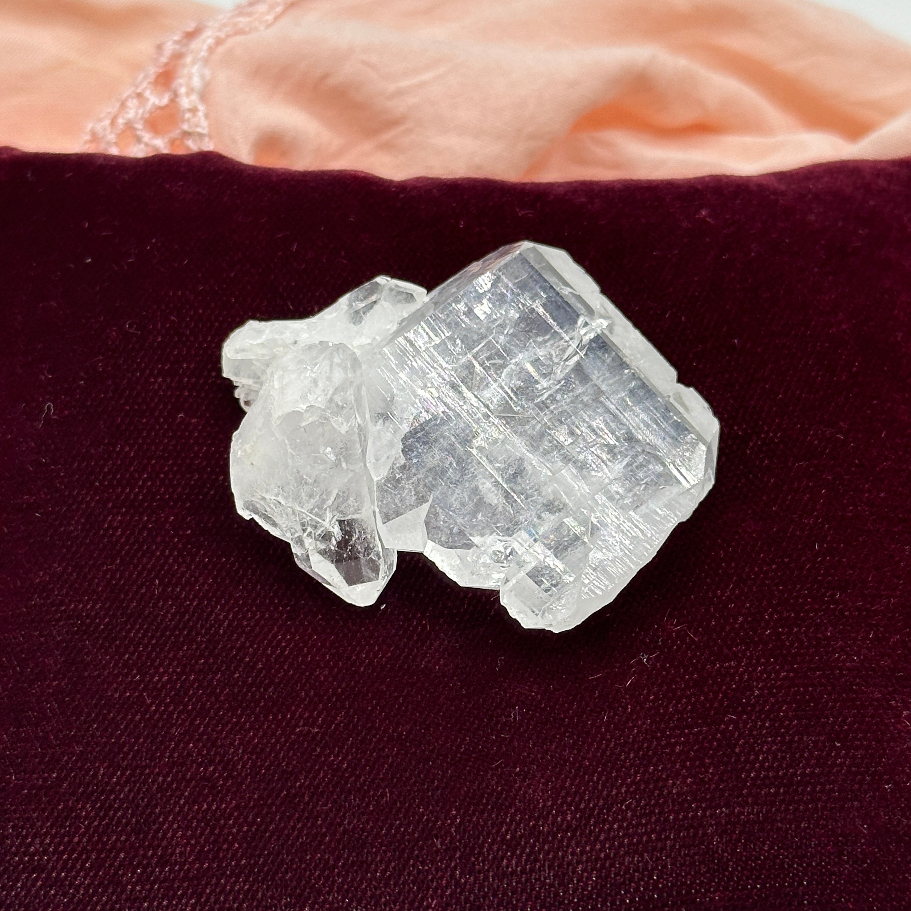Clear Faden Quartz Specimen with Multiple Terminations ~ Special Formations