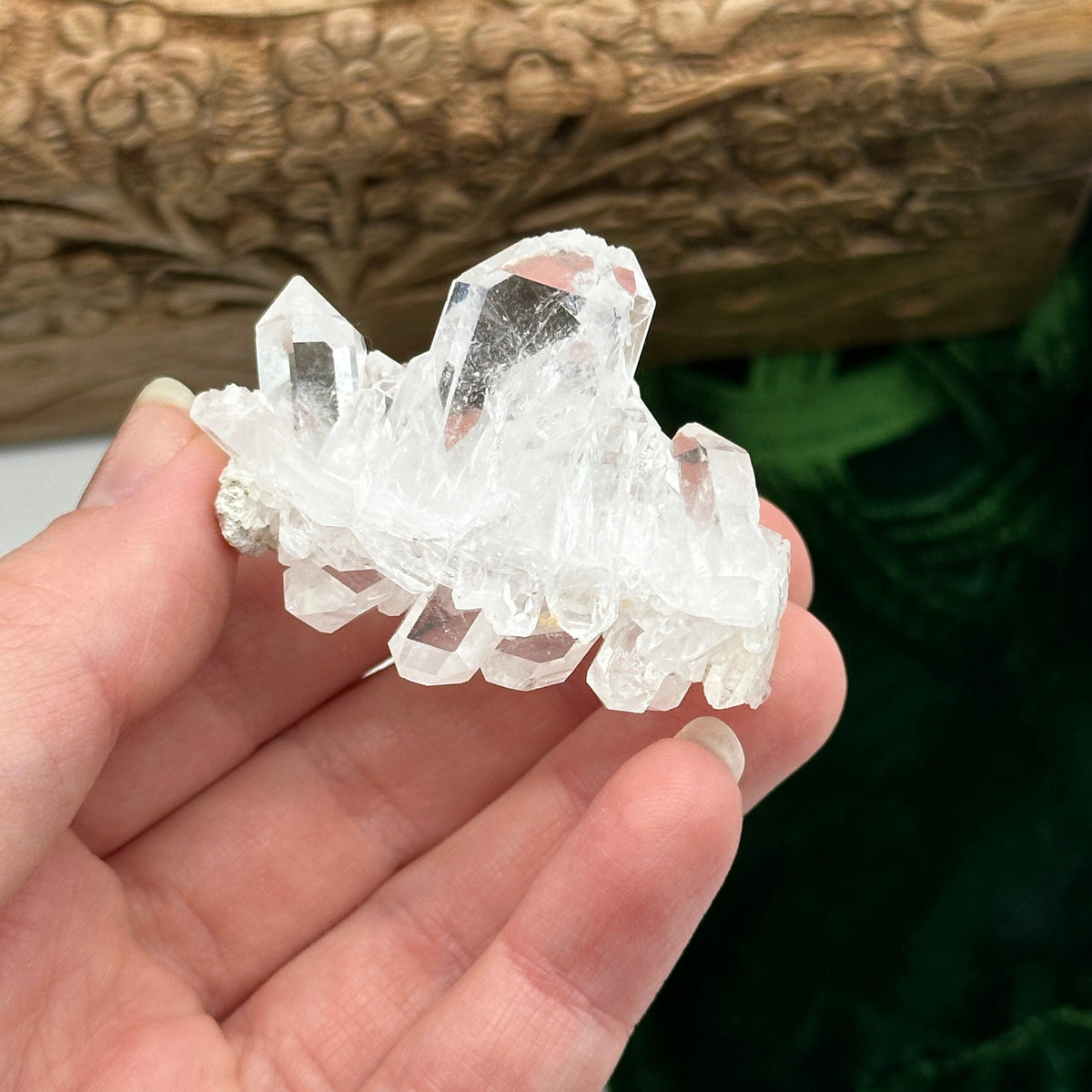 Multirich Quartz Brilliant, Tabular Clear Quartz Double Terminated Multi Point Cluster ...