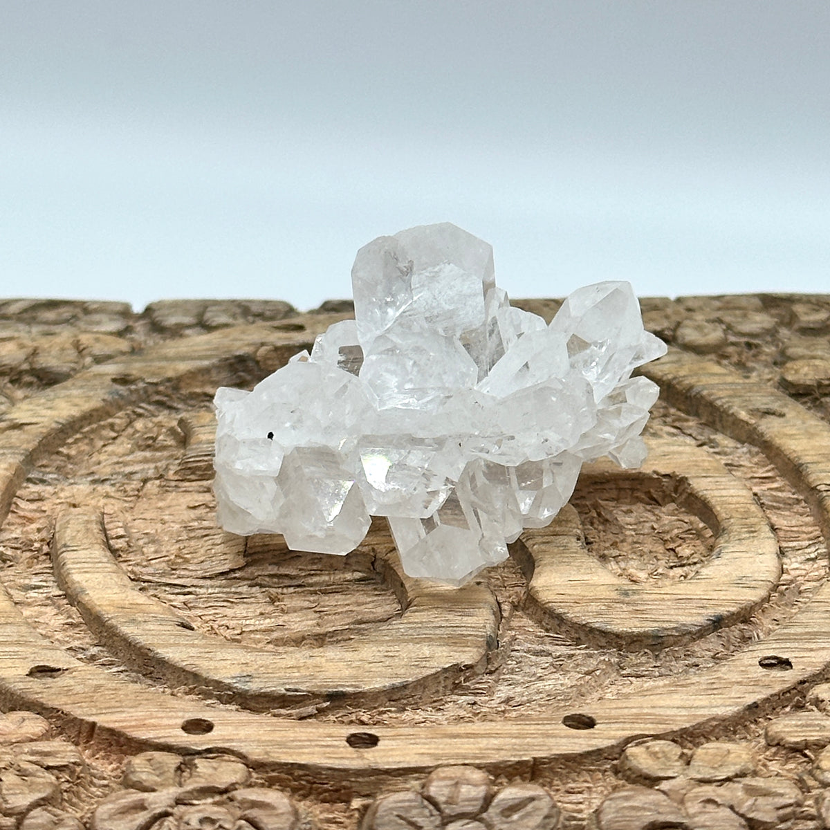 Multirich Quartz Brilliant, Tabular Clear Quartz Double Terminated Multi Point Cluster ...