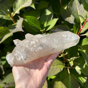 Large, Incredible, Double Terminated, Self Healed Lithium Quartz Crystal Point from Brazil