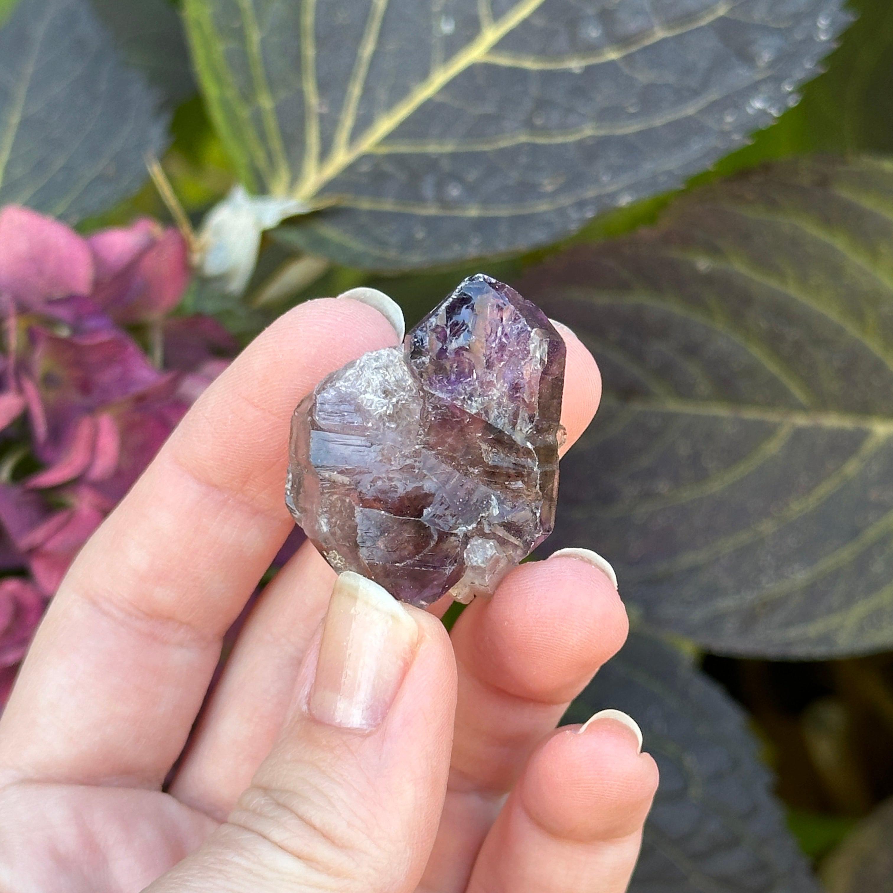 Rare Shangaan Amethyst Crystals ~ Smoky, Clear Quartz & Amethyst Crystals - Size Small