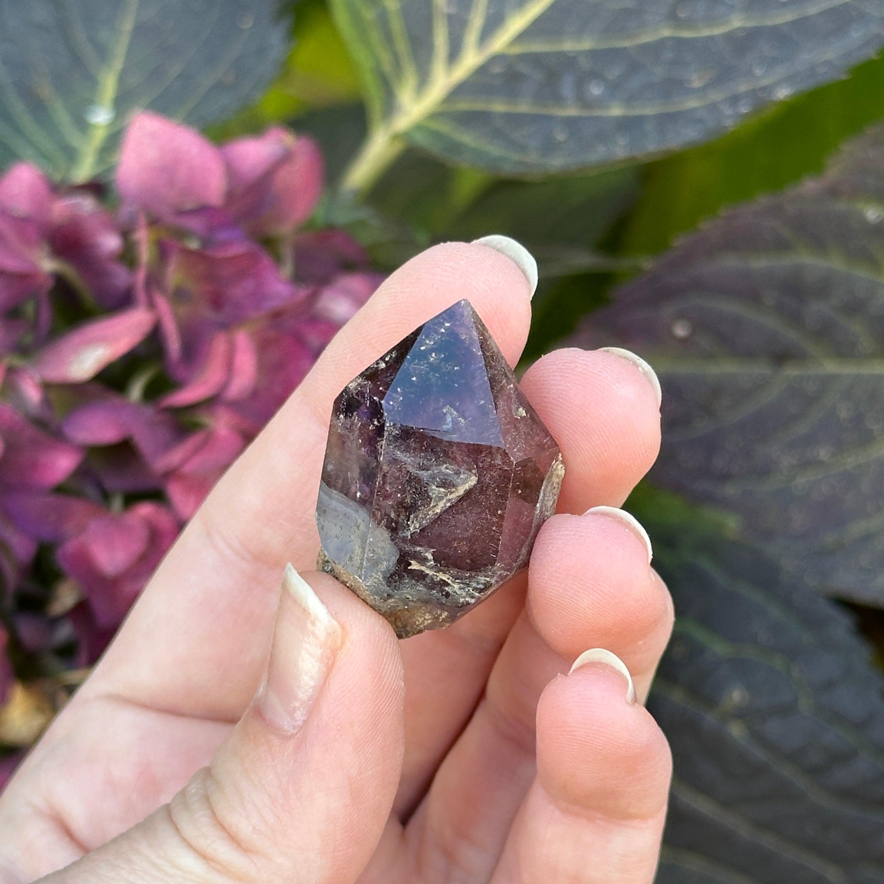 Rare Shangaan Amethyst Crystals ~ Smoky, Clear Quartz & Amethyst Crystals - Size Small