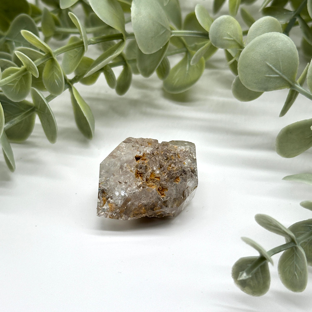 Double Terminated Herkimer Diamond Quartz Crystal Rainbows Inclusions ~ York