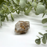 Double Terminated Herkimer Diamond Quartz Crystal with Rainbows and Inclusions ~ New York