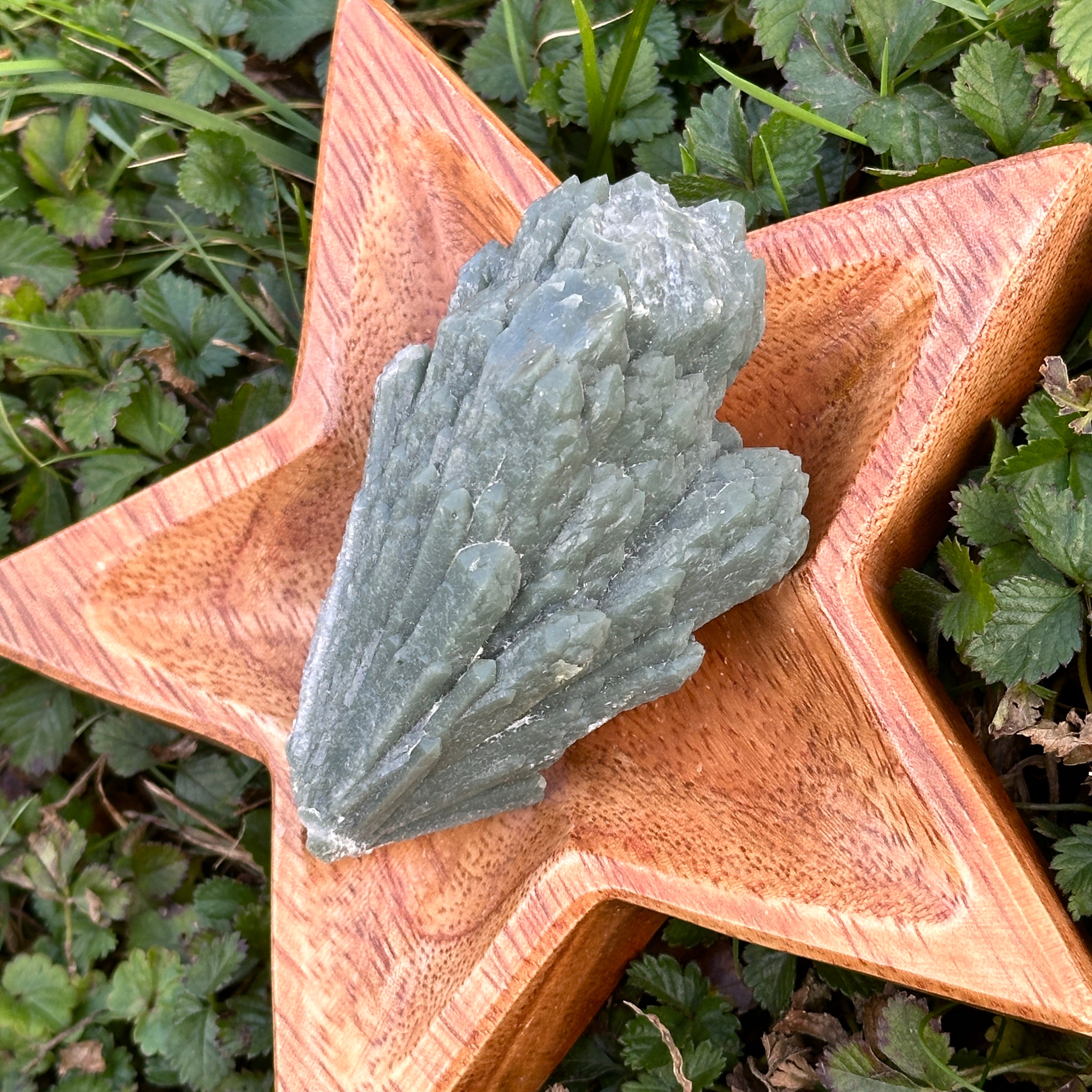 Very Rare Chunky Hedenbergite Green Quartz Cluster - Locality: Inner Mongolia