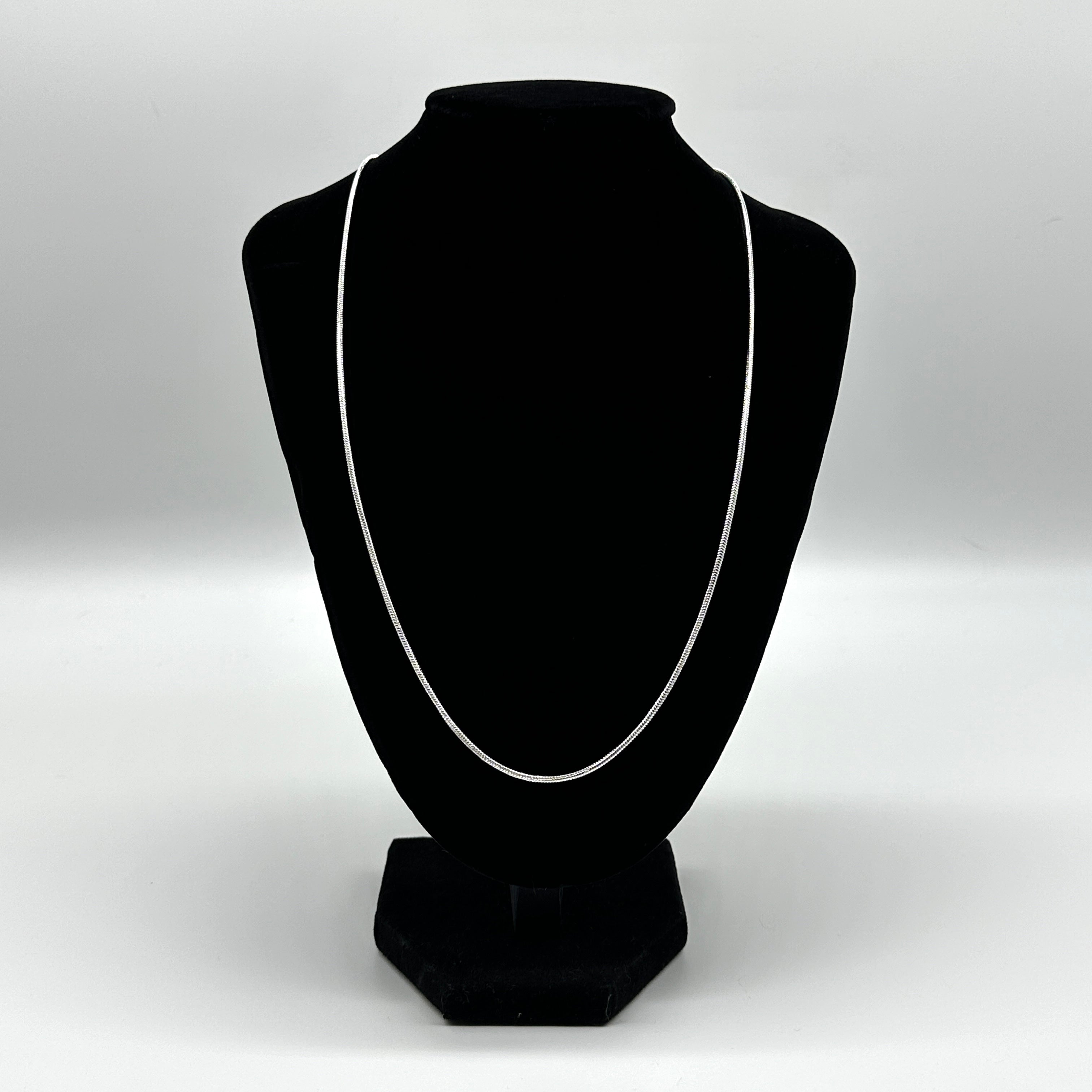 22" Silver Chain Thick Necklace