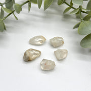 Set of 5 Mini Clear Quartz Crystal Points Perfect for Crystal Grids!