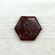 Large Hexagonal Ruby Polished Handheld Specimen