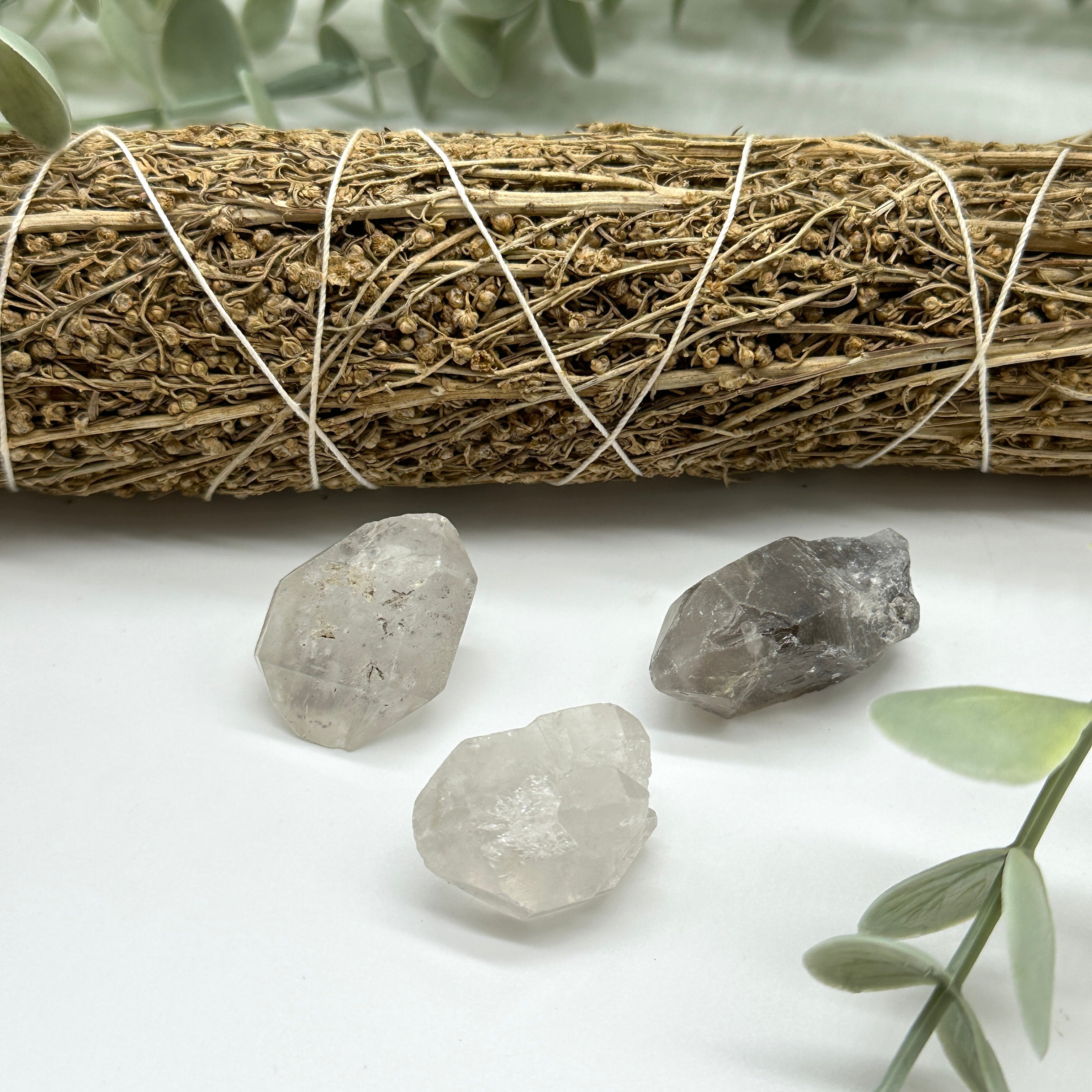 Rough Genuine Double Terminated Tibetan Quartz Crystals