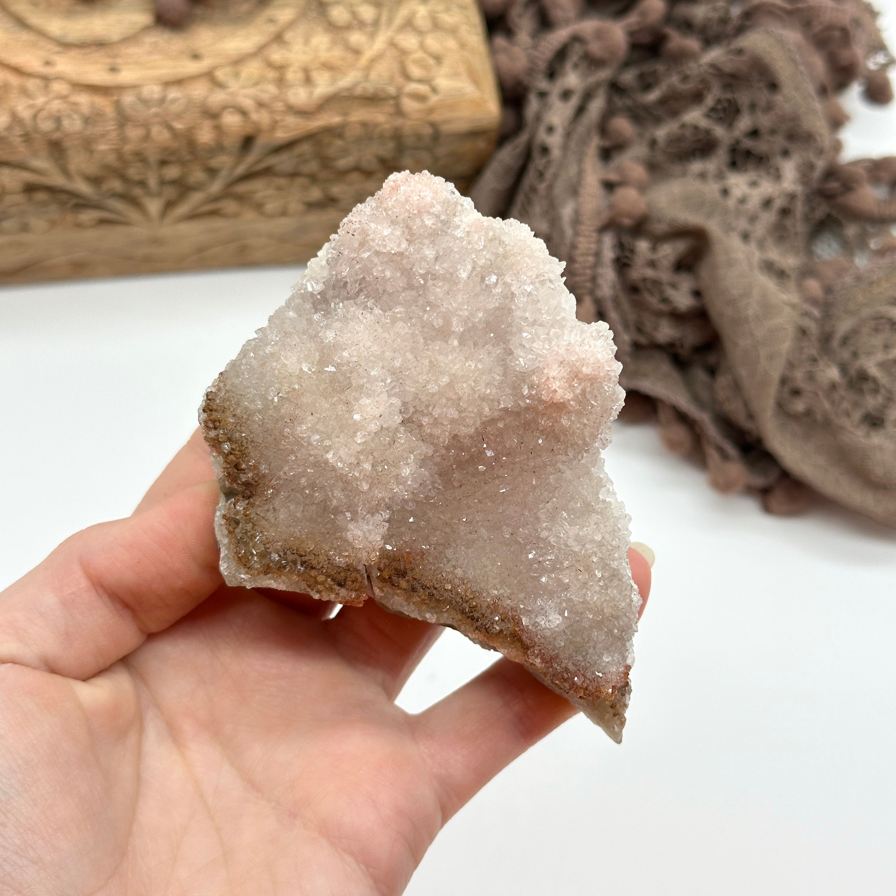 Dazzling Quartz Micro Druze Specimen with Inclusions