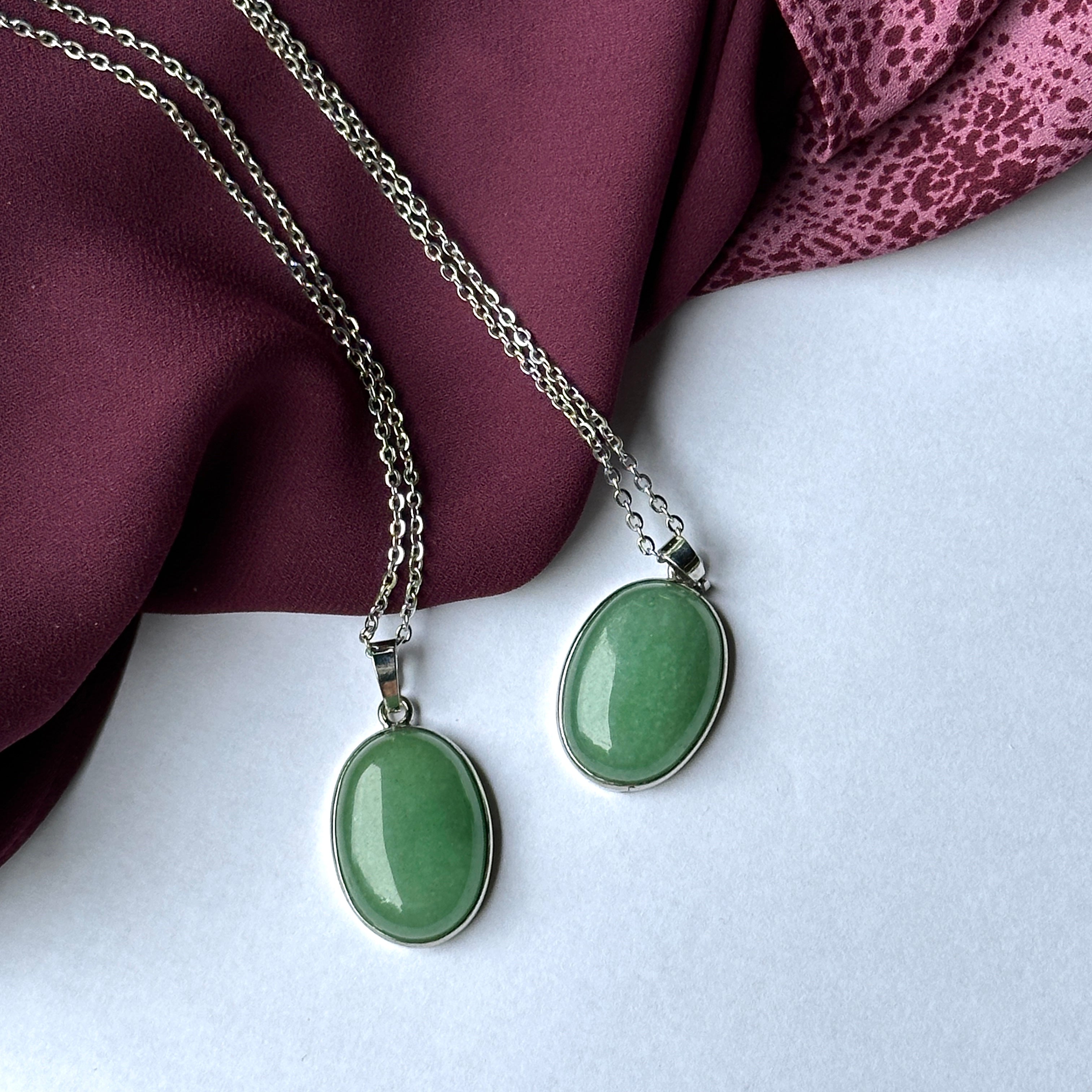 Green Aventurine Gemstone Pendant