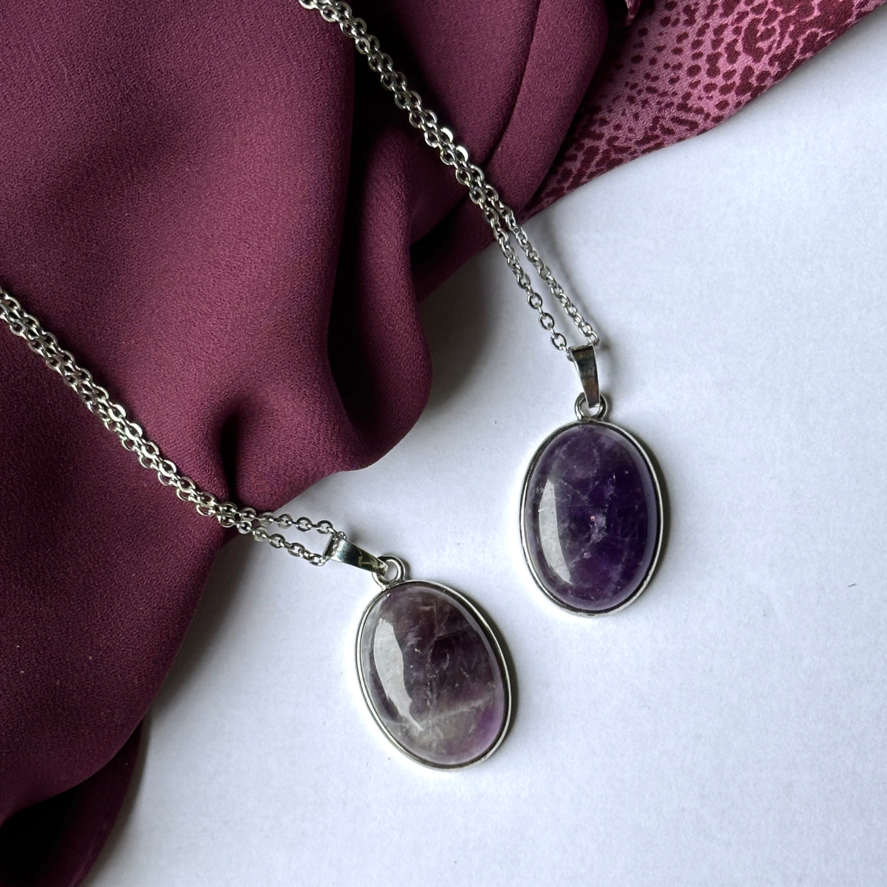 Purple Amethyst Gemstone Pendant