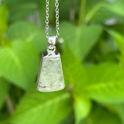 Prehnite Trapezoid Pendant