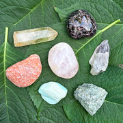Chakra Stone Set ~ Mix of Raw and Tumbled Stones and Crystals