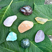 Chakra Stone Set ~ Mix of Raw and Tumbled Stones and Crystals