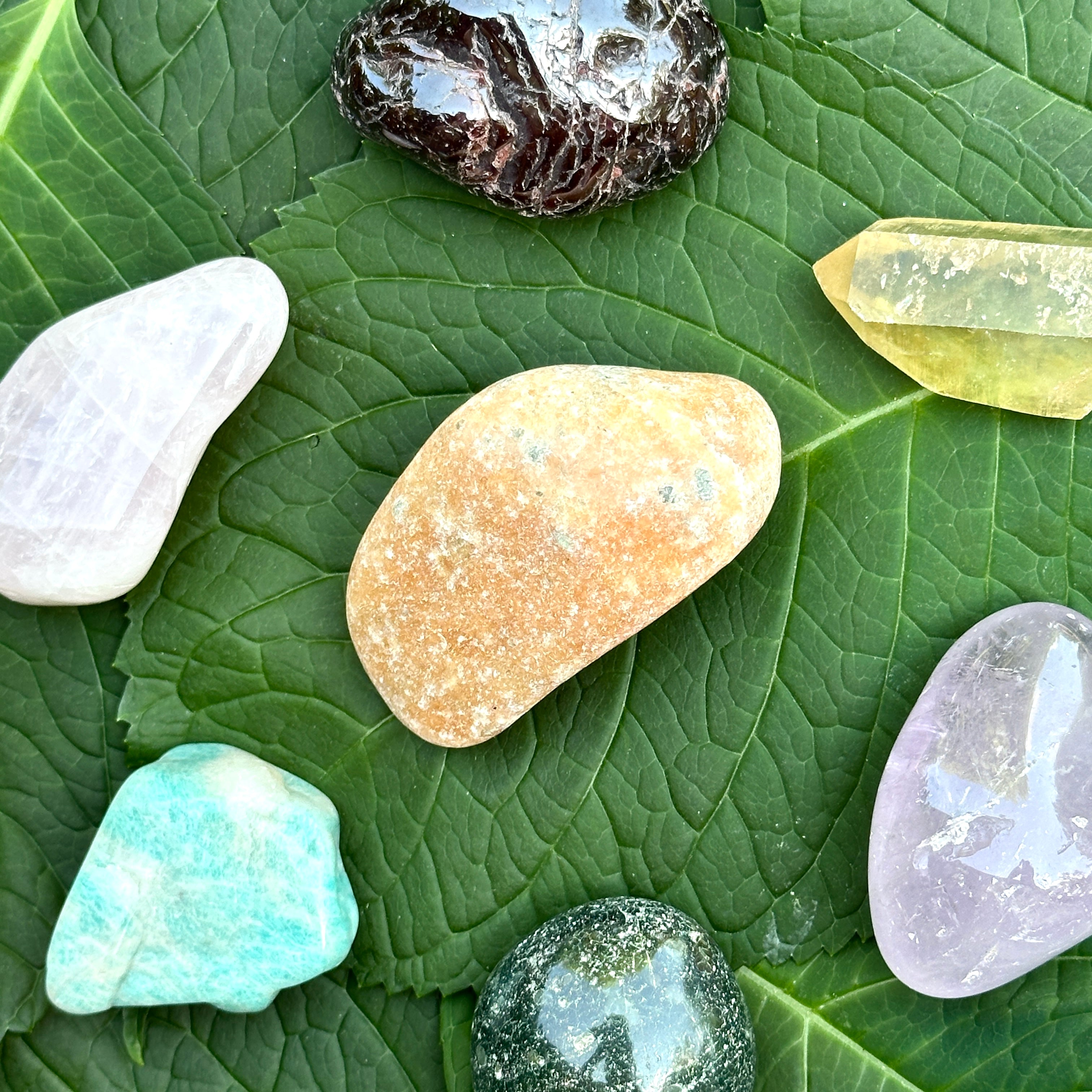 Chakra Stone Set ~ Mix of Raw and Tumbled Stones and Crystals