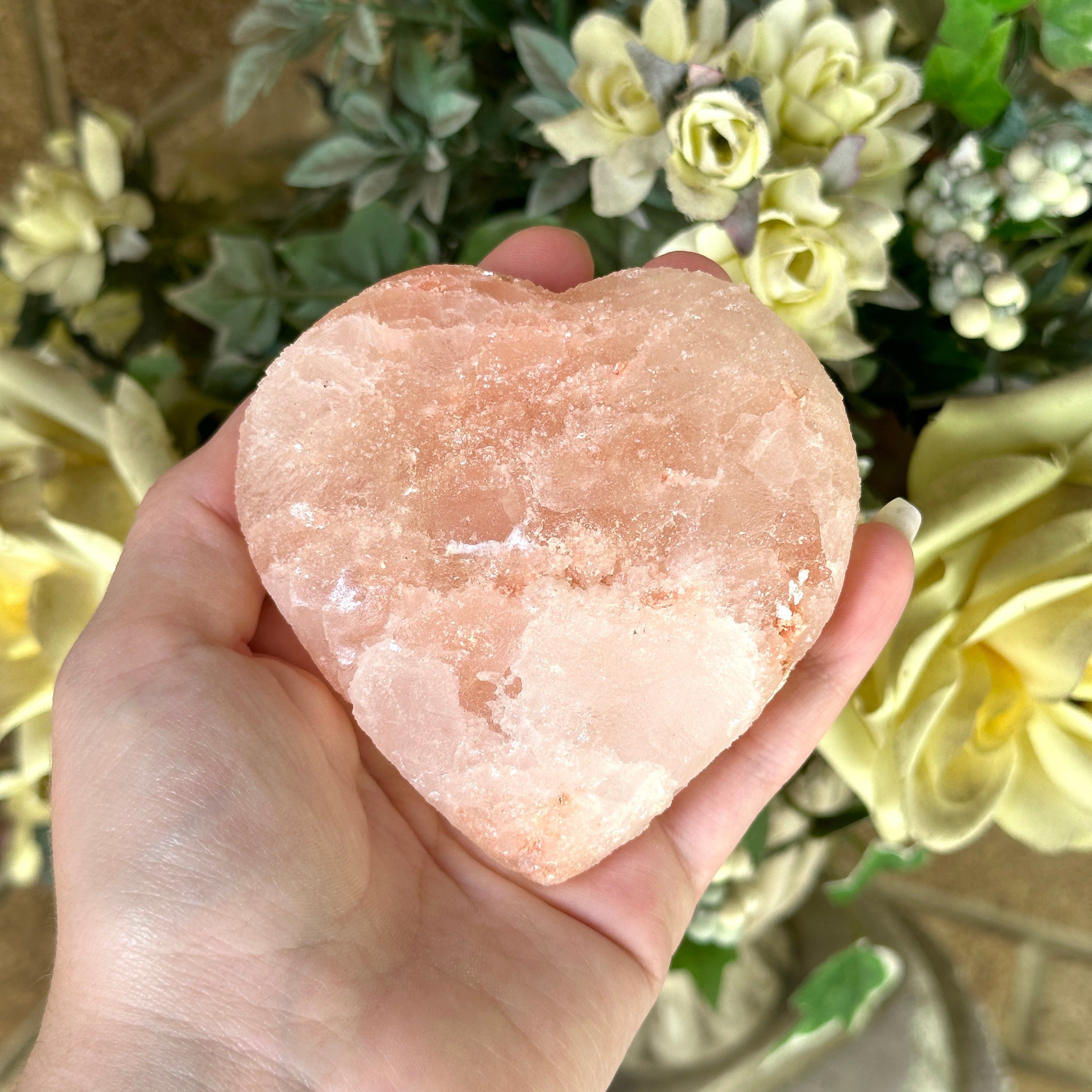 Himalayan Rock Salt Heart Carving - Cleanse and Clear the Energy Field