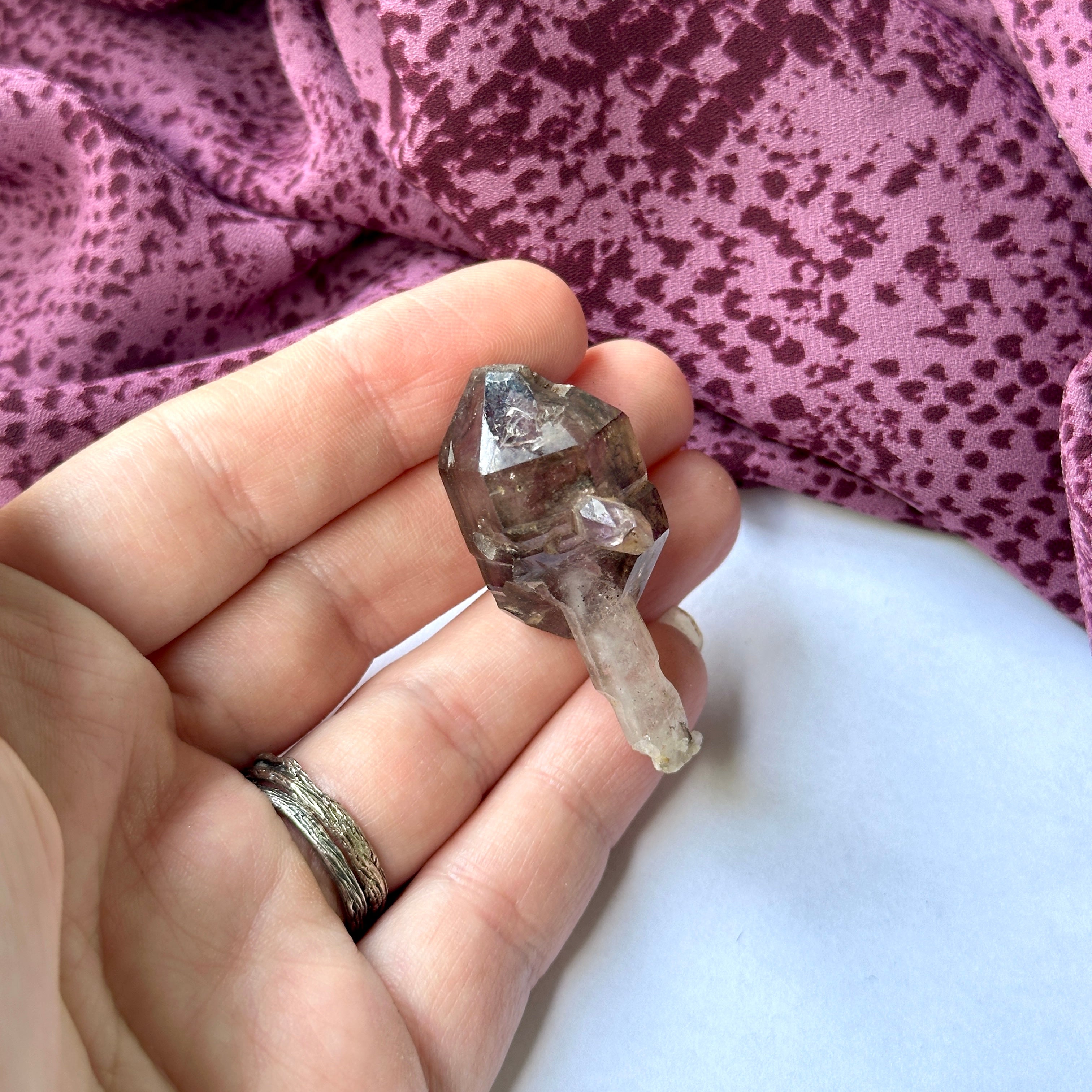 Ancient Shangaan Amethyst Double Terminated Wand Formation