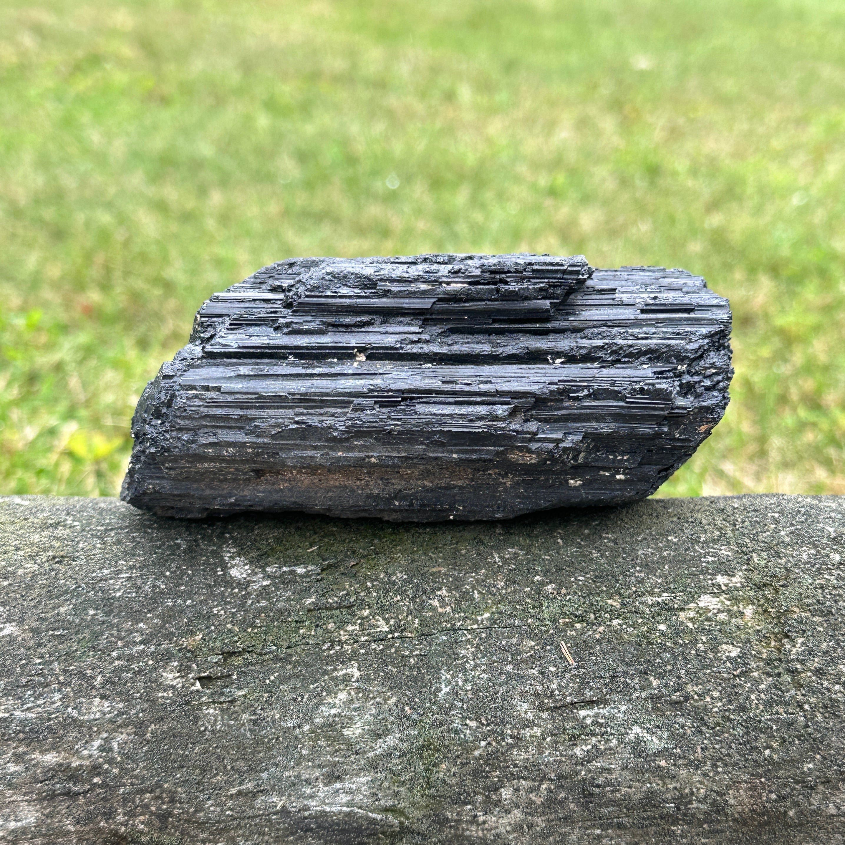 X Large Natural Black Tourmaline Specimen