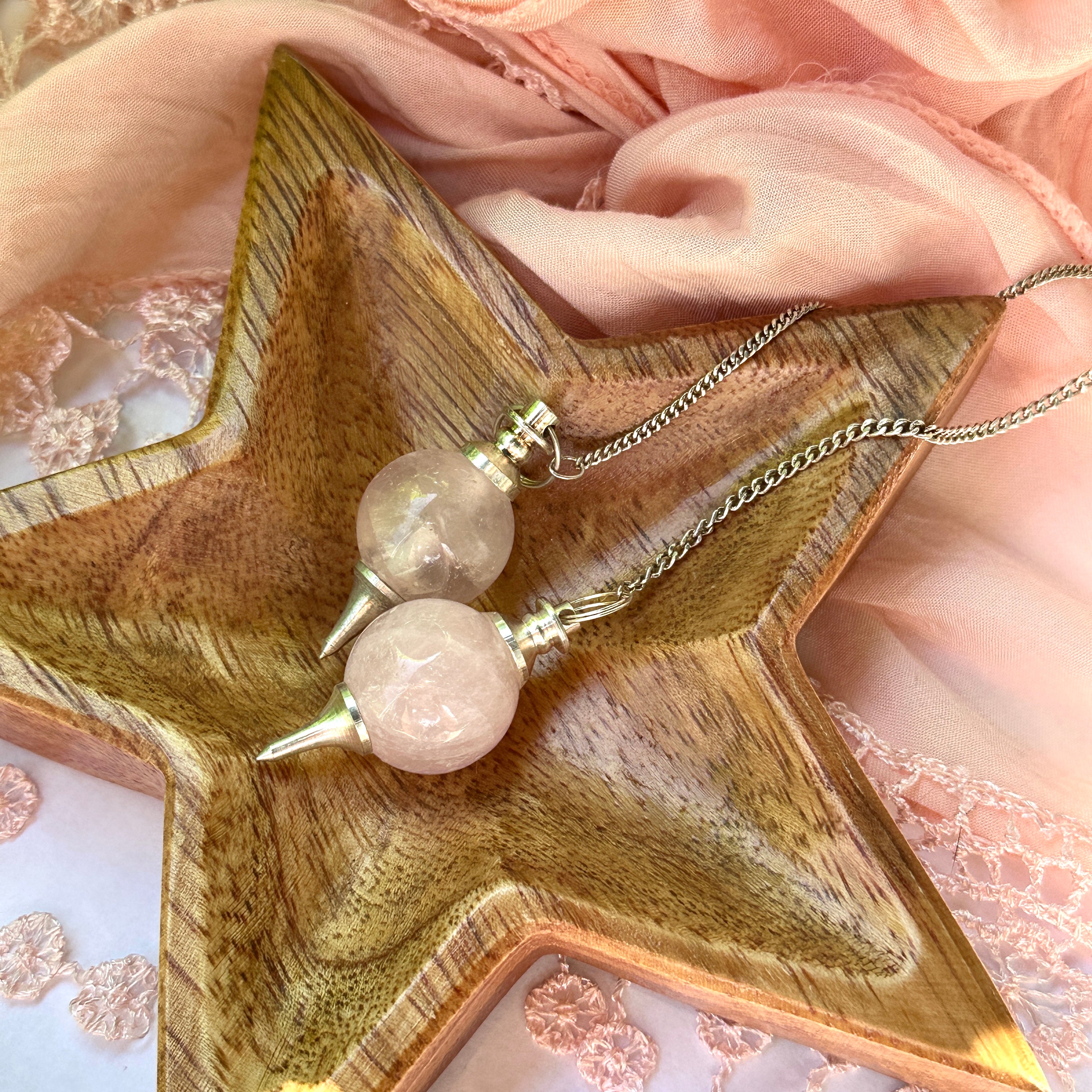 Rose Quartz Pendulum