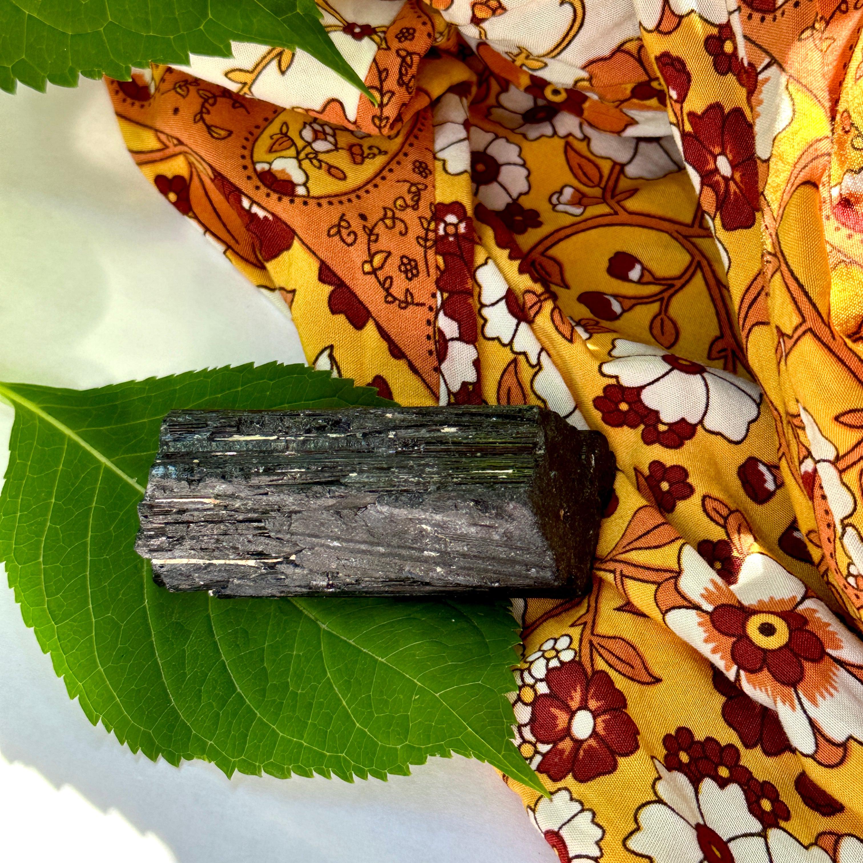 Grade A Black Tourmaline Rod ~ Perfect for Holding, Grounding and for Crystal Healing
