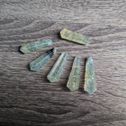Double Terminated Natural Green Prehnite  Mini Polished Points - Earth Family Crystals