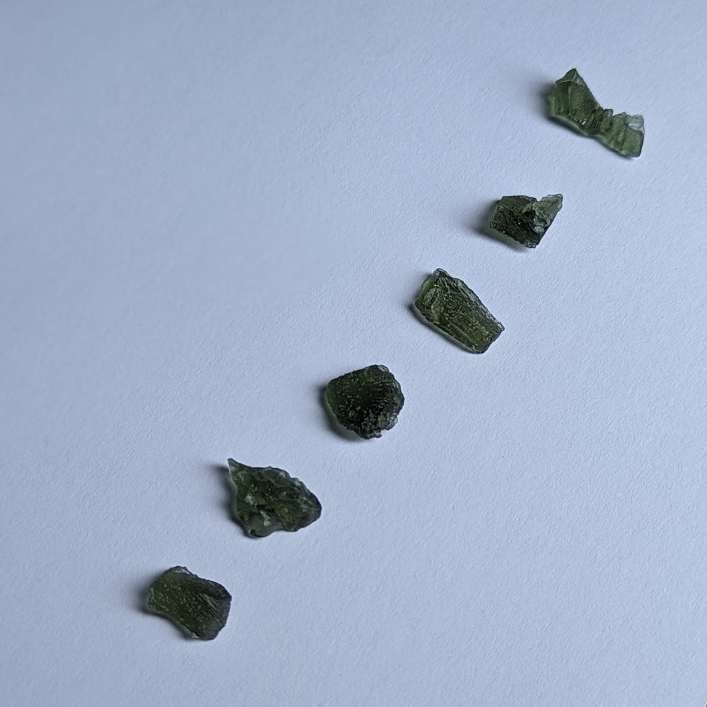 Moldavite ~ 100% Authentic, High Frequency Moldavite pieces - Earth Family Crystals