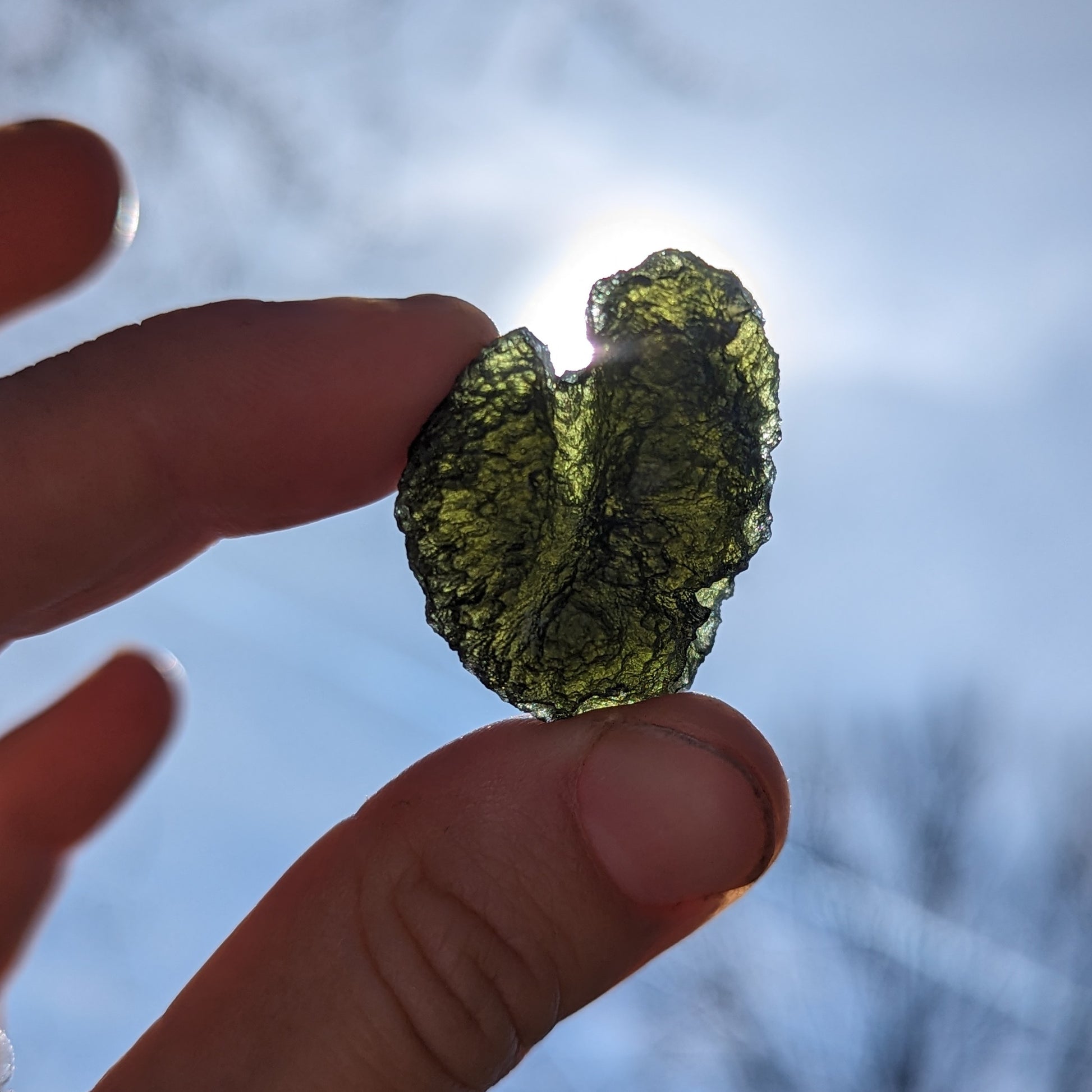 Top Grade AAA - 58ct Collectors Genuine Moldavite Natural Specimen - Locality: Czech Republic - Earth Family Crystals