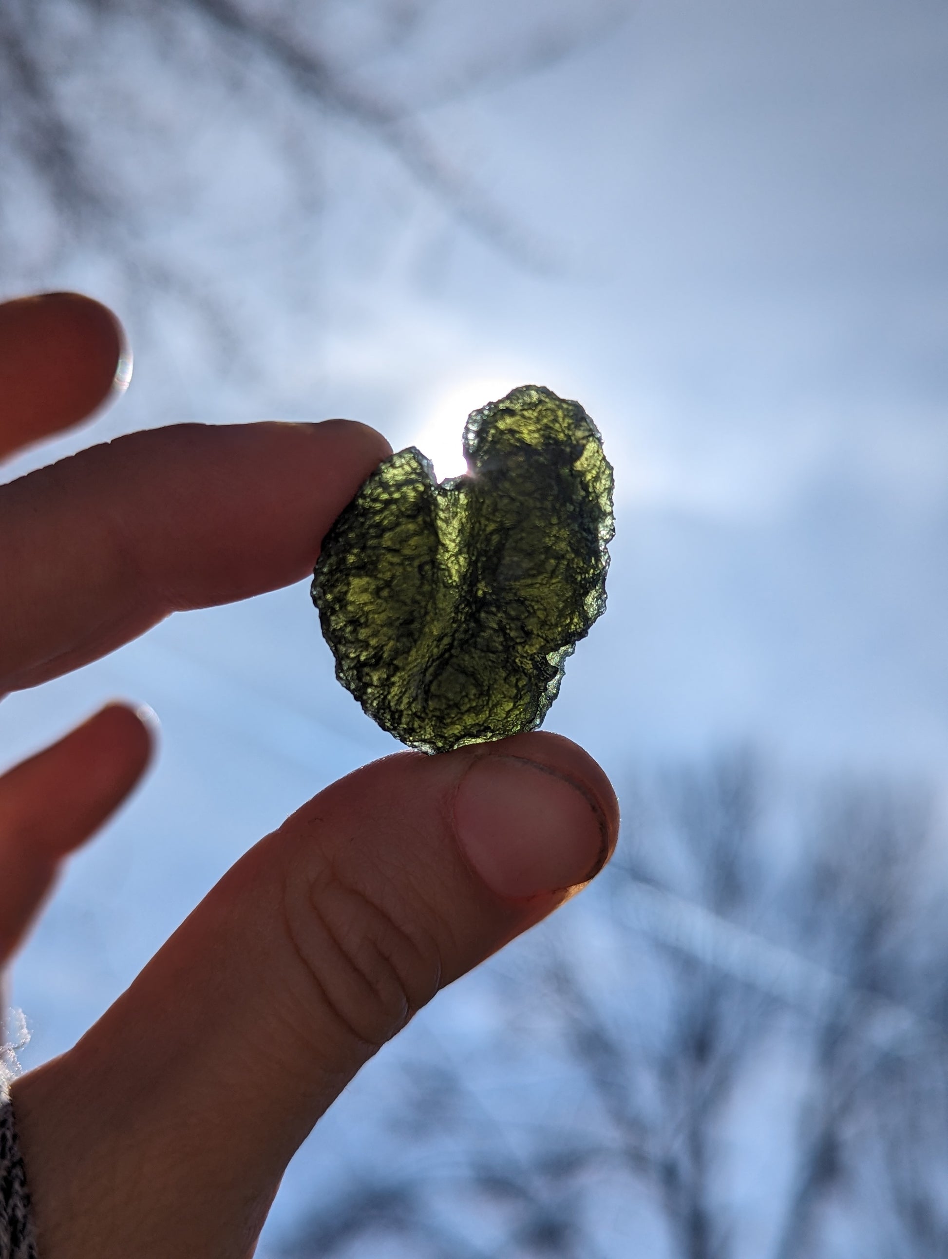Top Grade AAA - 58ct Collectors Genuine Moldavite Natural Specimen - Locality: Czech Republic - Earth Family Crystals