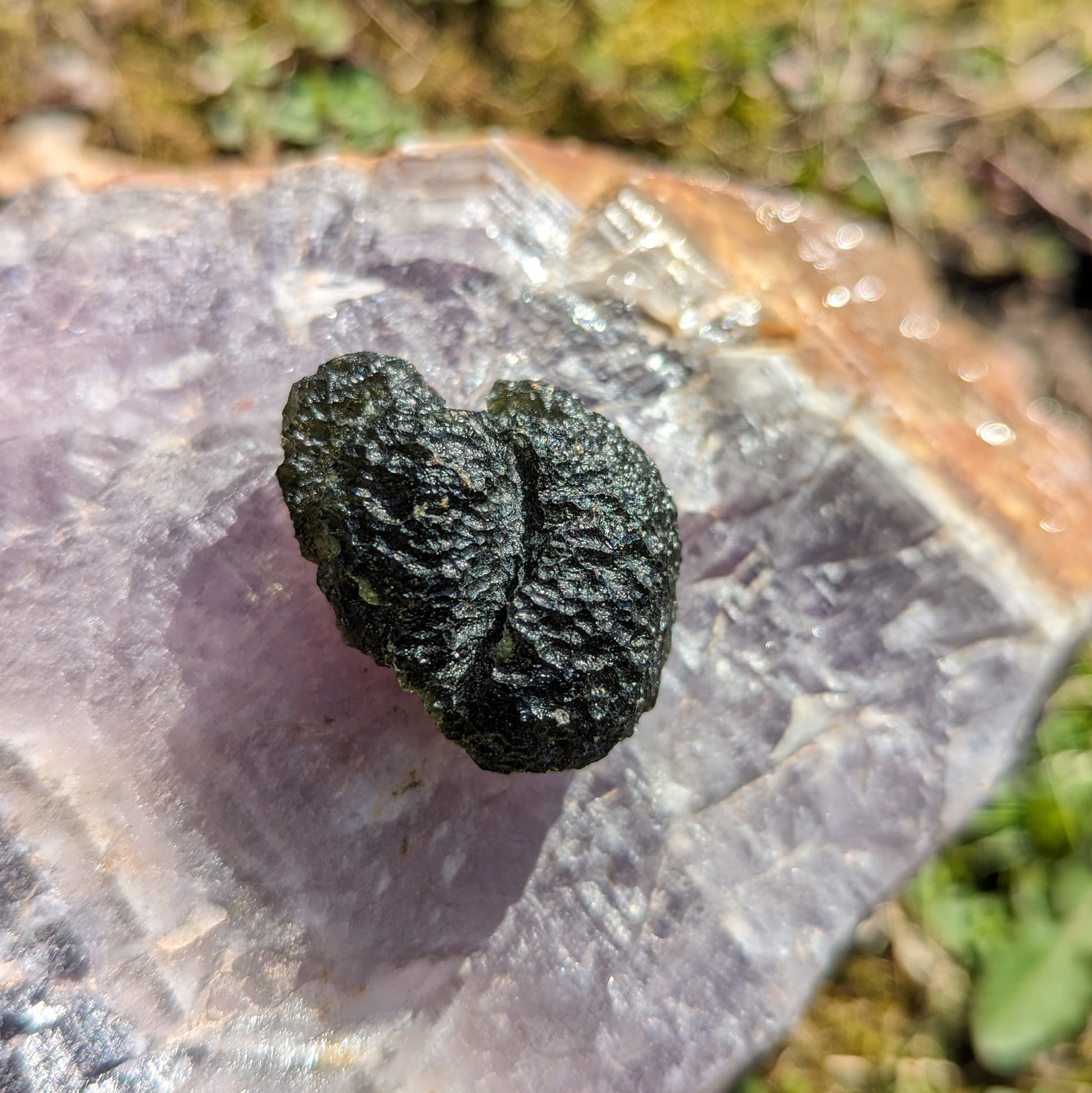 Top Grade AAA - 58ct Collectors Genuine Moldavite Natural Specimen - Locality: Czech Republic - Earth Family Crystals