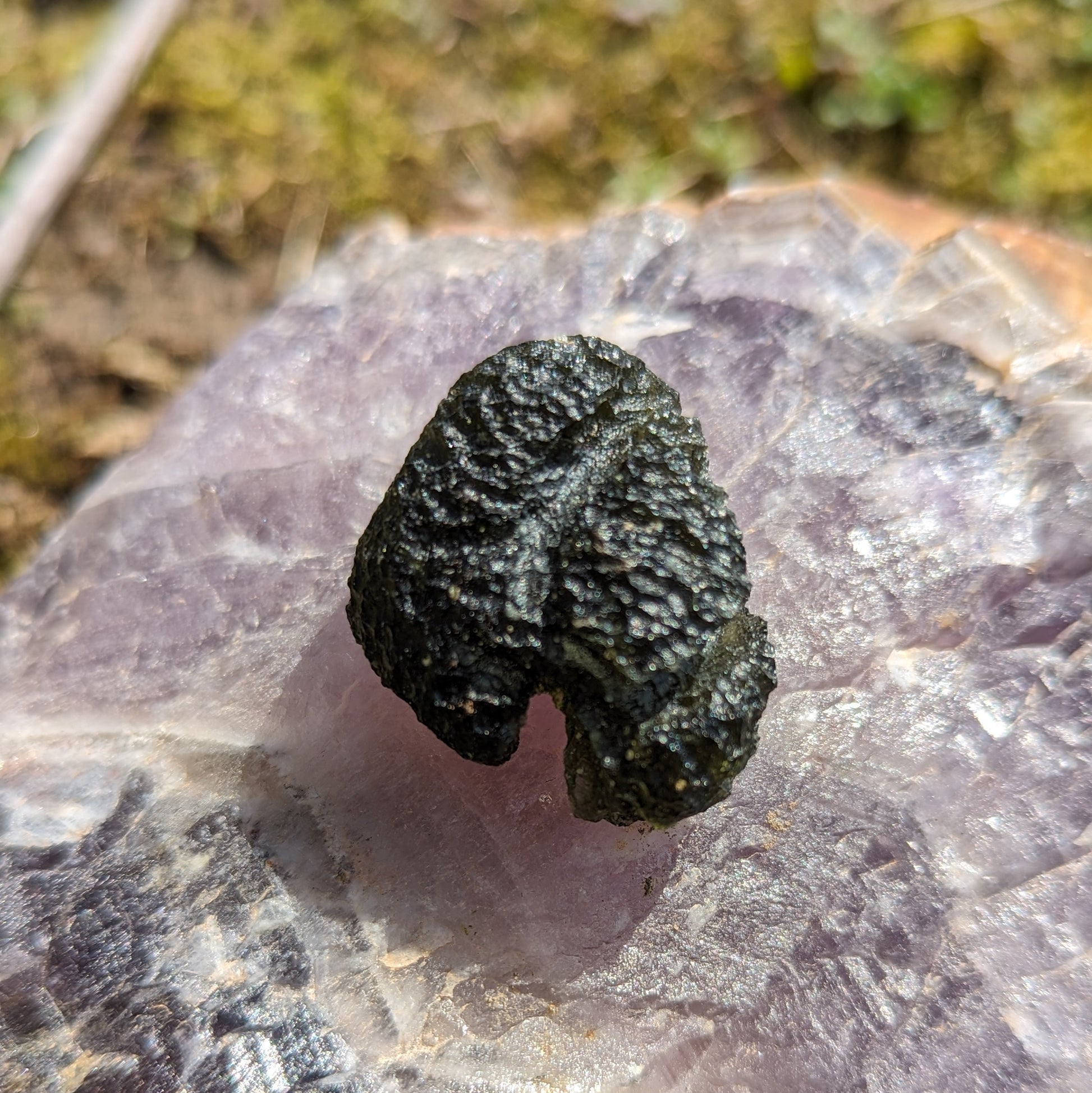 Top Grade AAA - 58ct Collectors Genuine Moldavite Natural Specimen - Locality: Czech Republic - Earth Family Crystals