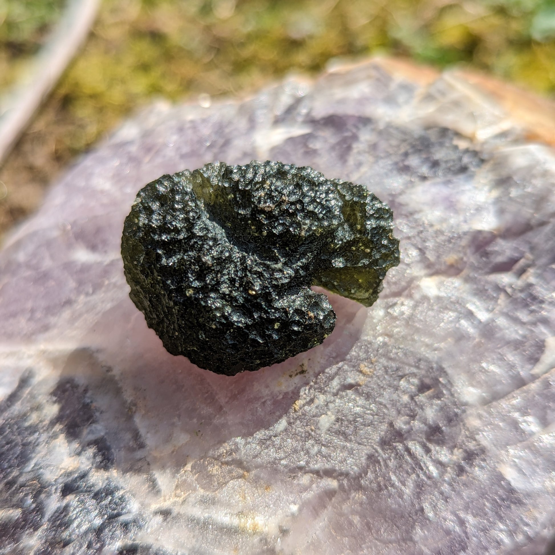 Top Grade AAA - 58ct Collectors Genuine Moldavite Natural Specimen - Locality: Czech Republic - Earth Family Crystals