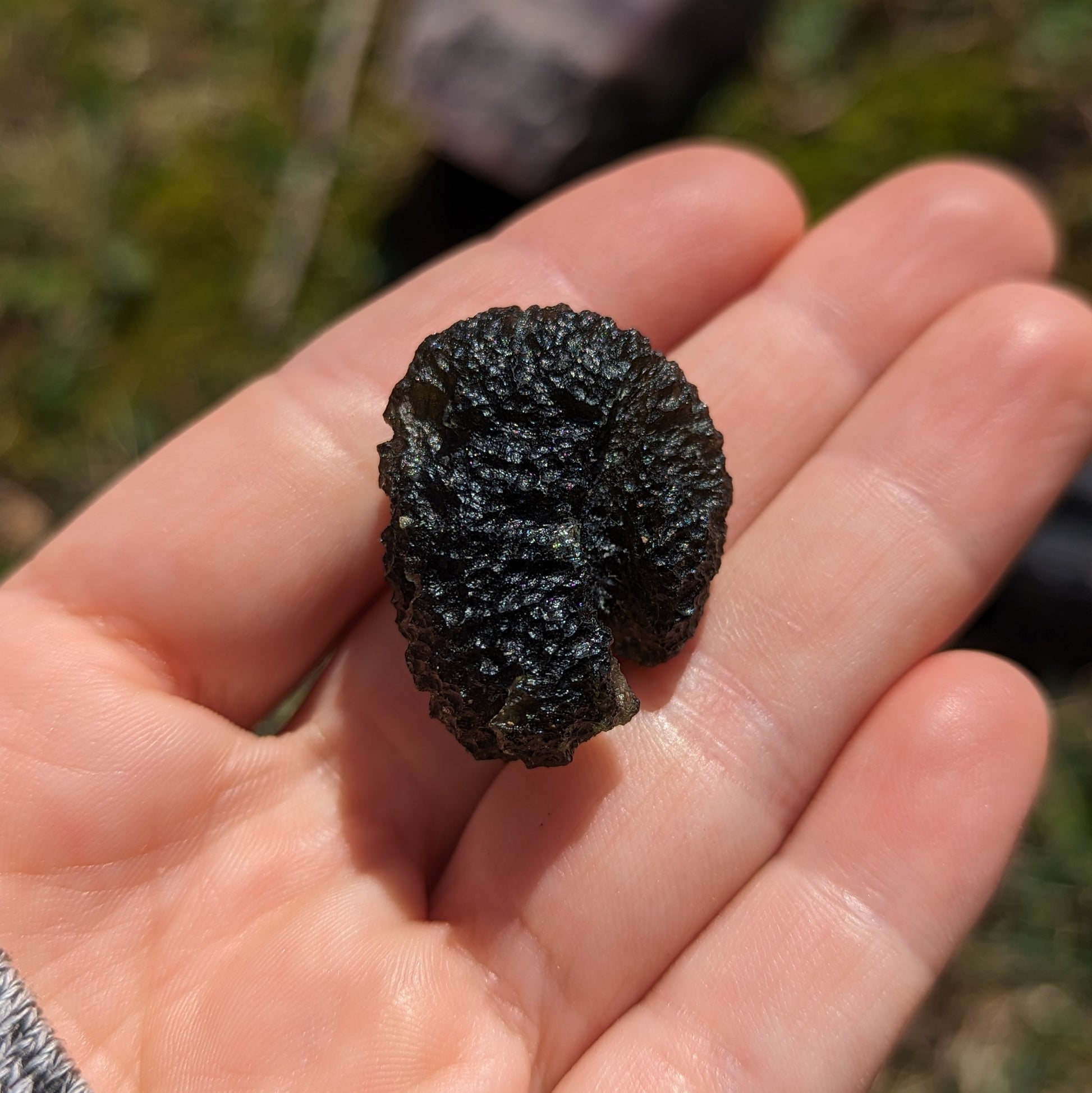 Top Grade AAA - 58ct Collectors Genuine Moldavite Natural Specimen - Locality: Czech Republic - Earth Family Crystals